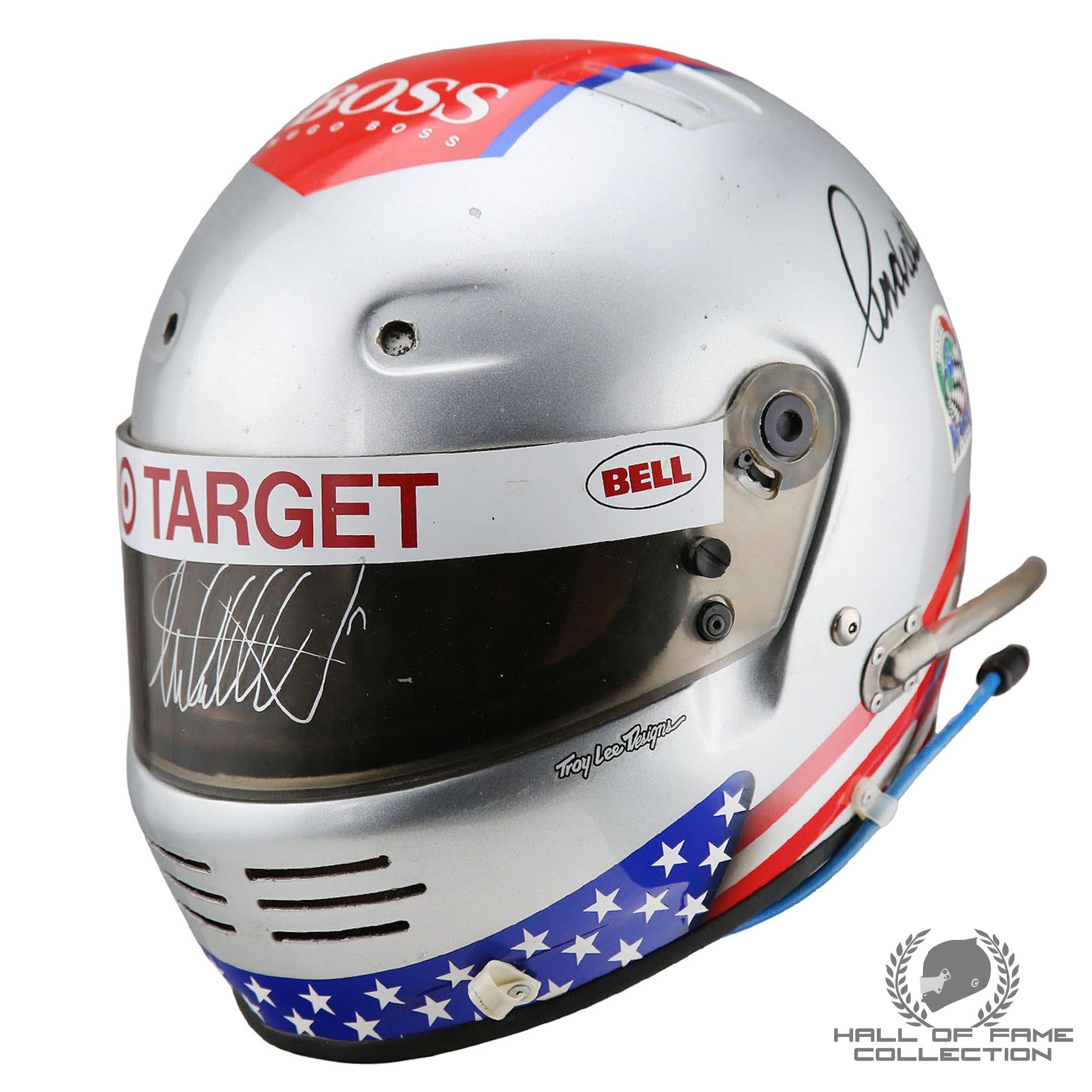 1994 Michael Andretti Signed Race Used Chip Ganassi IndyCar Helmet