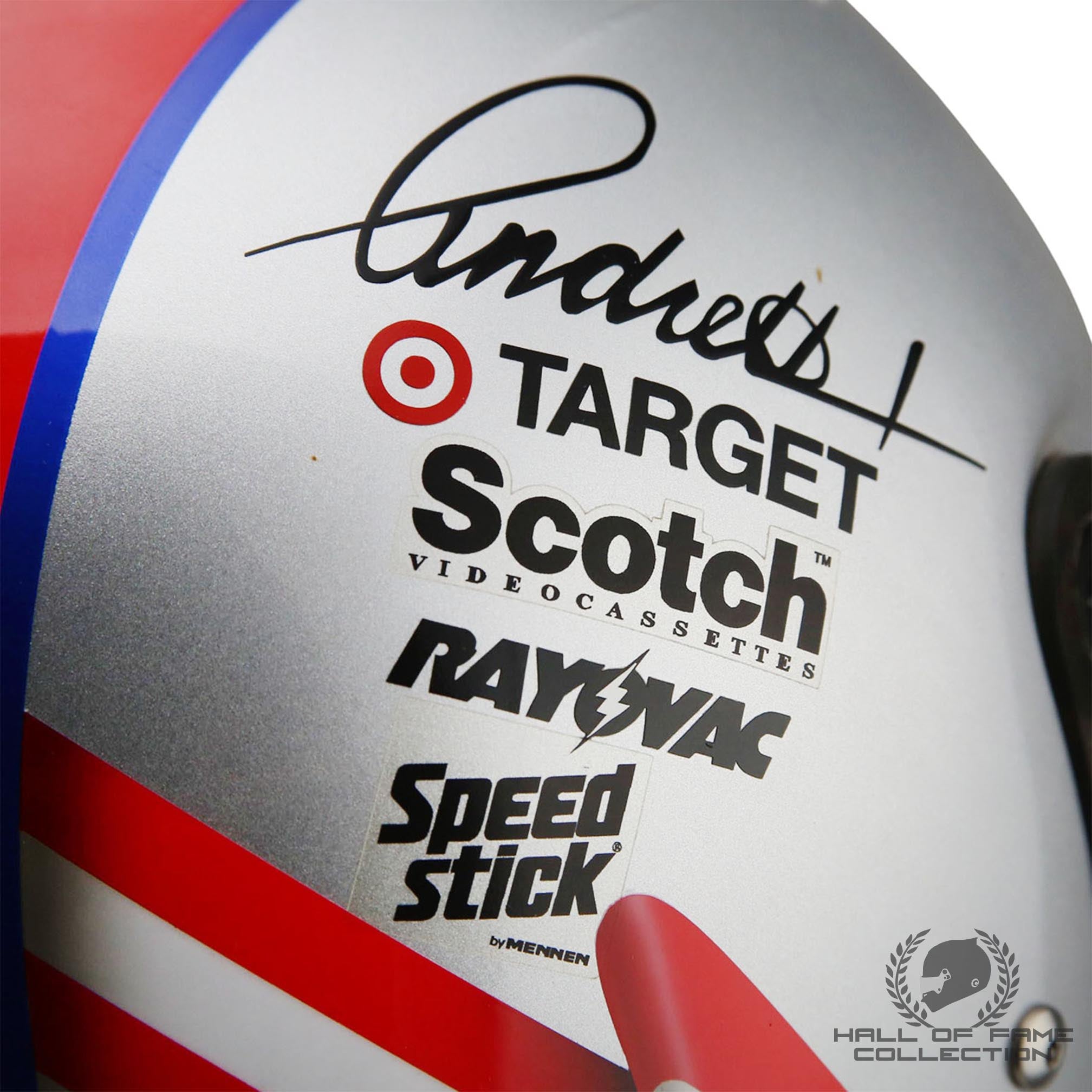 1994 Michael Andretti Signed Race Used Chip Ganassi IndyCar Helmet