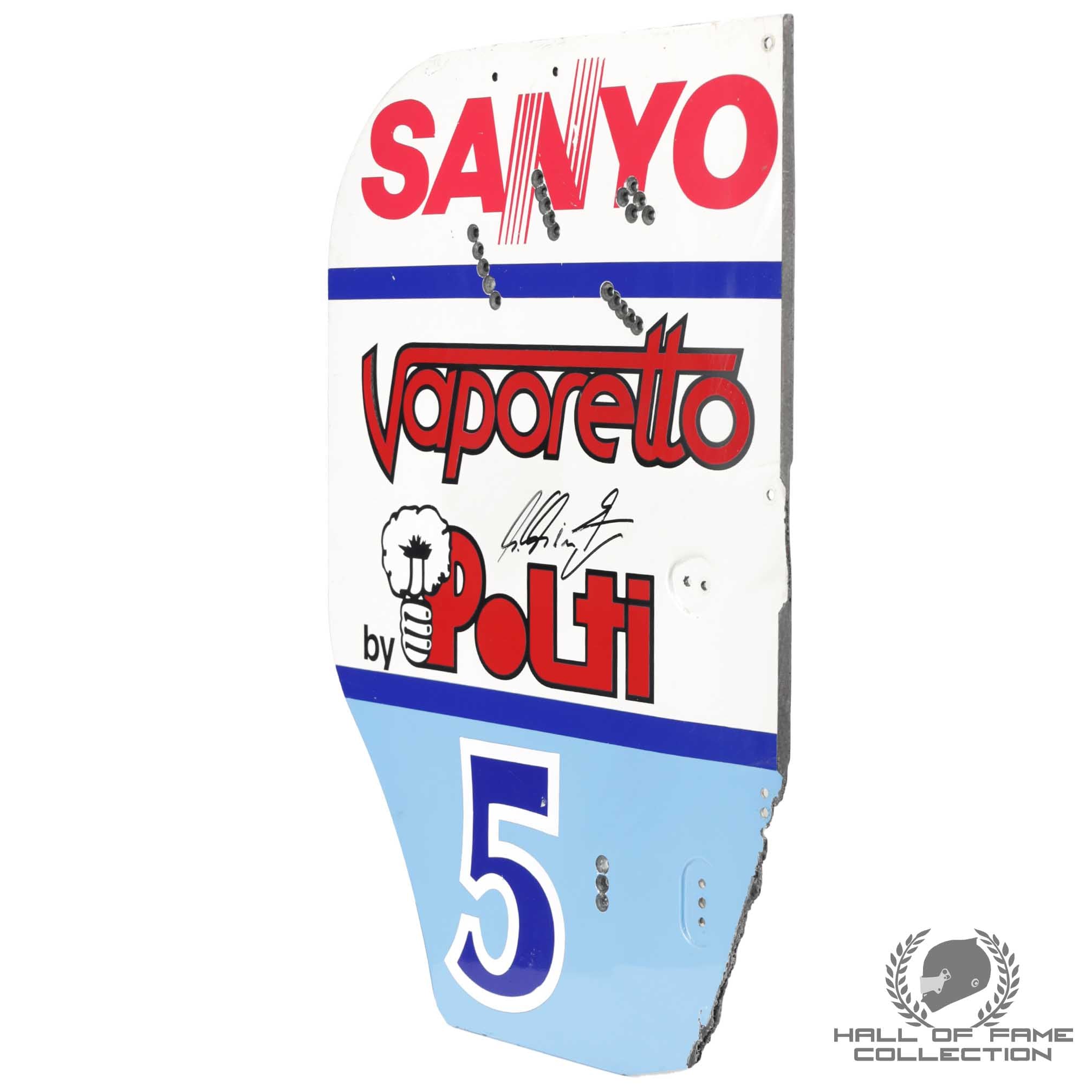 1994 Michael Schumacher Signed Race Used 1st WDC Benetton F1 Rear Wing Endplate