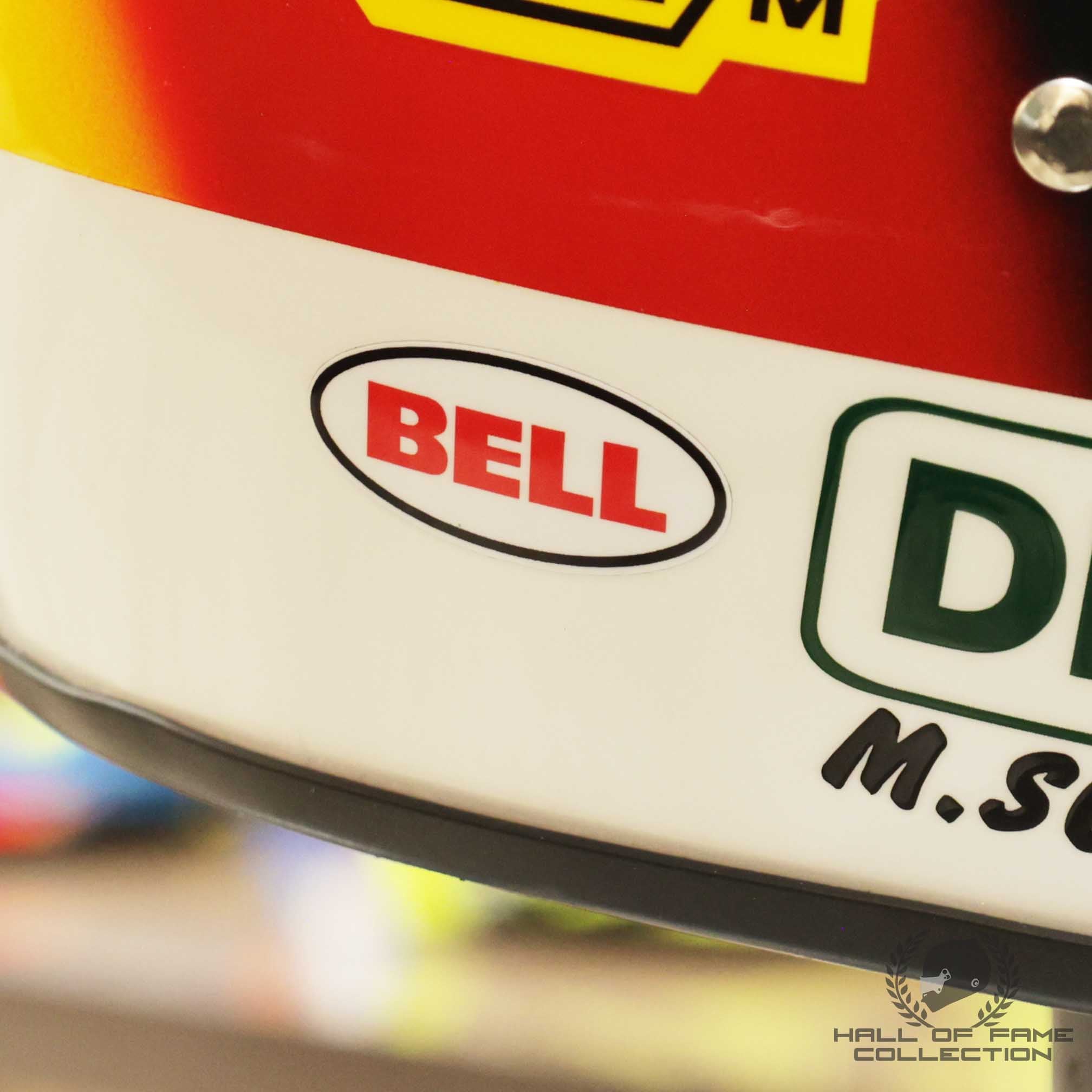 1994 Michael Schumacher Signed Replica 1st World Championship Benetton F1 Helmet