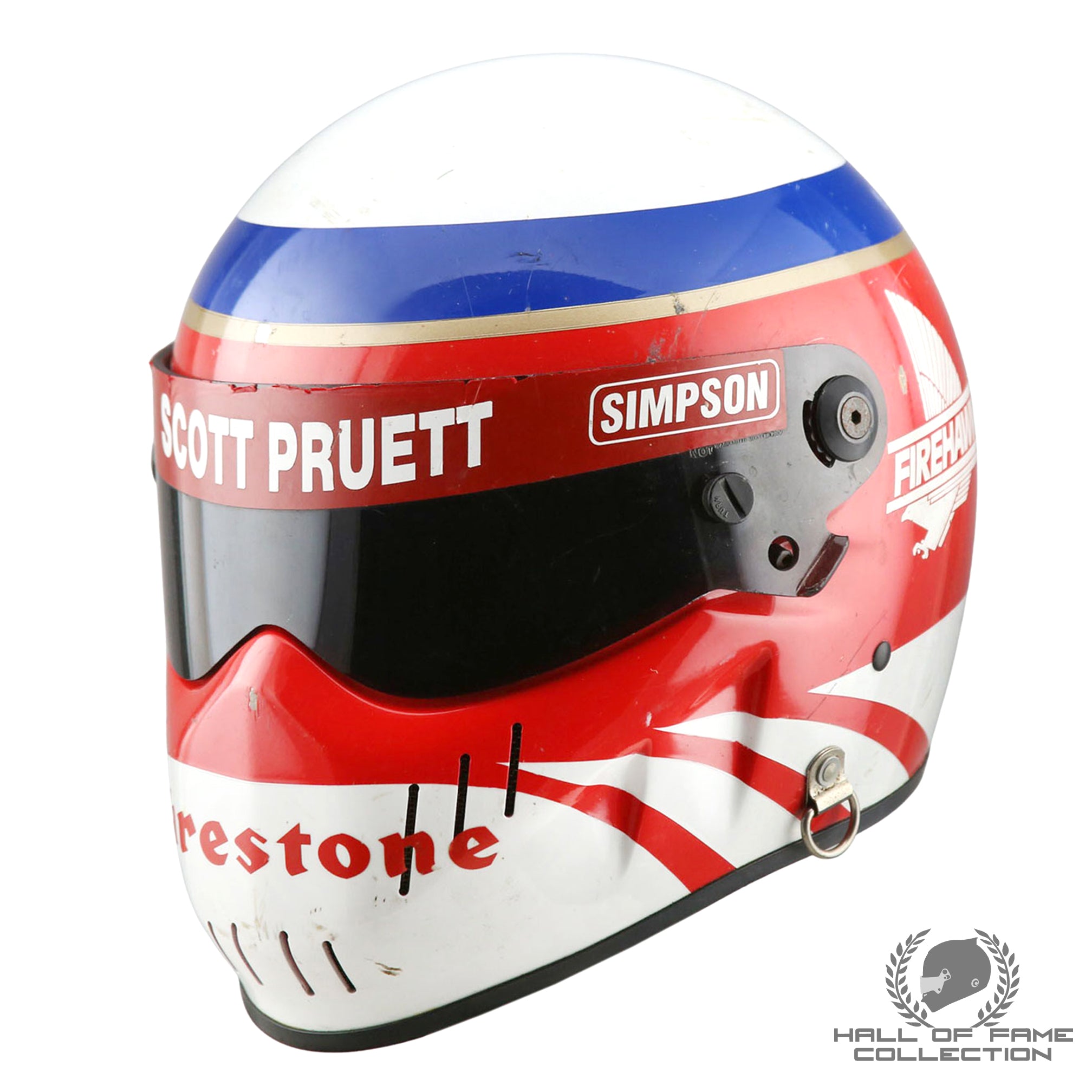 1994 Scott Pruett Original Used Firestone Tire Testing IndyCar Helmet