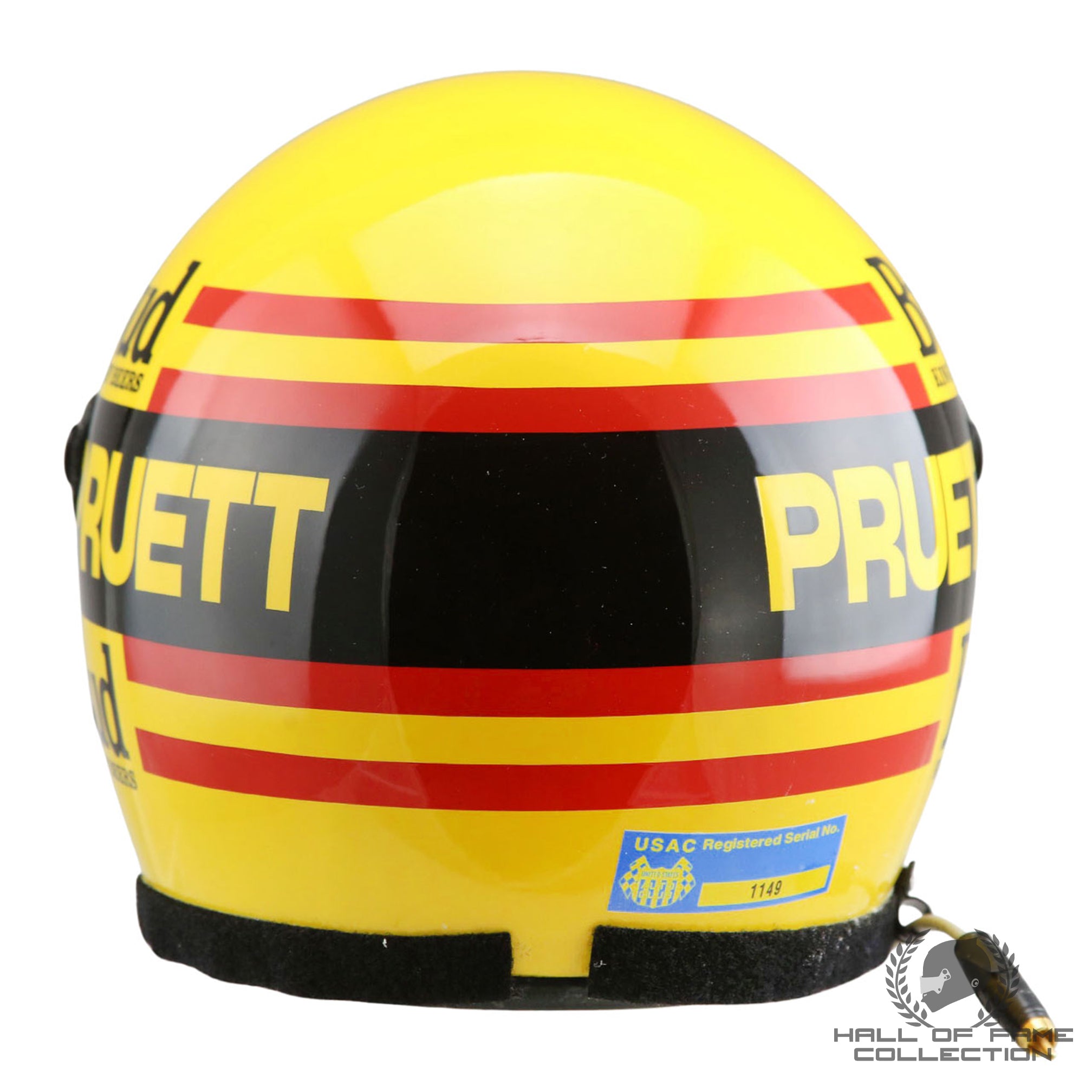 1991 Scott Pruett Signed Race Used Visor on Replica Truesports IndyCar Helmet