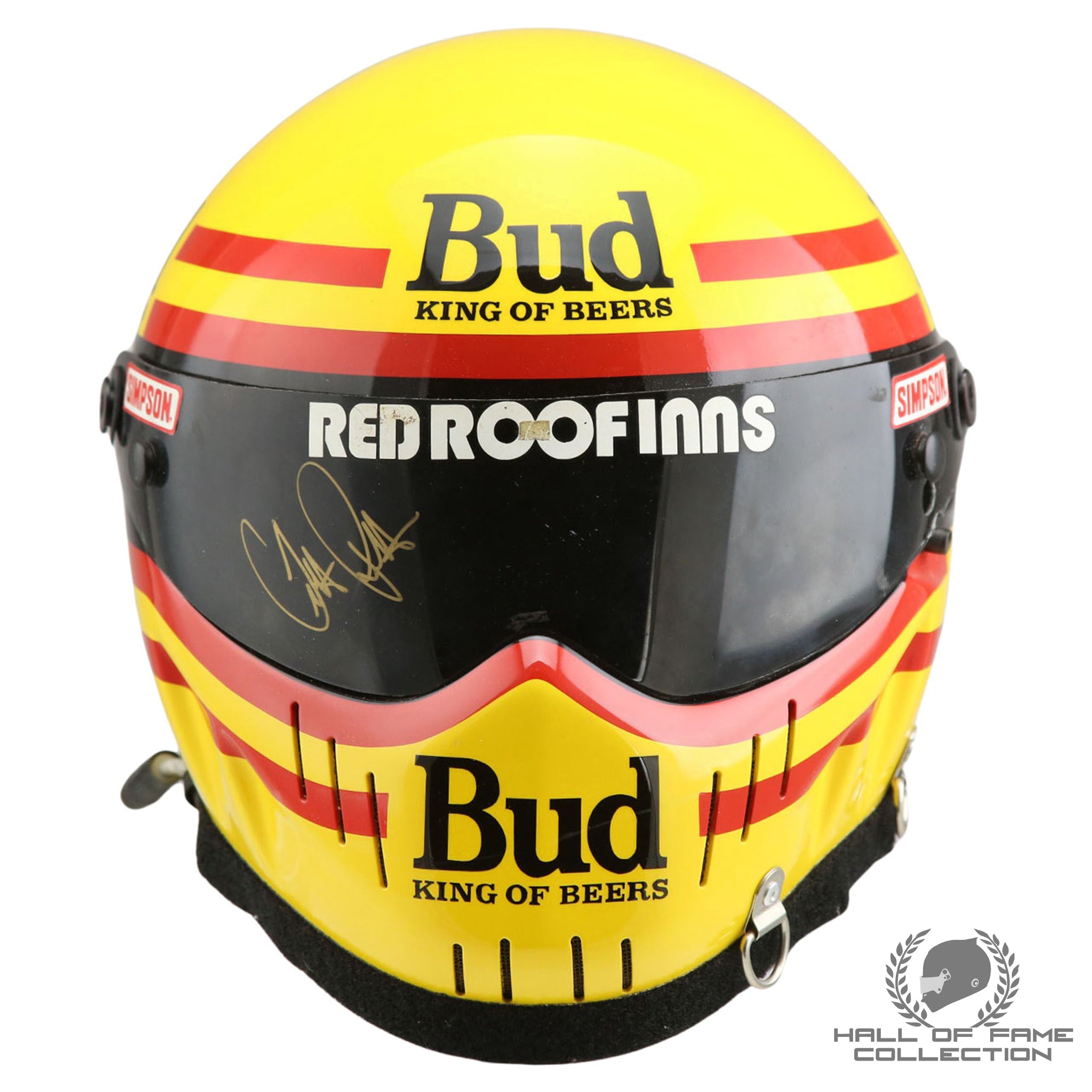 1991 Scott Pruett Signed Race Used Visor on Replica Truesports IndyCar Helmet