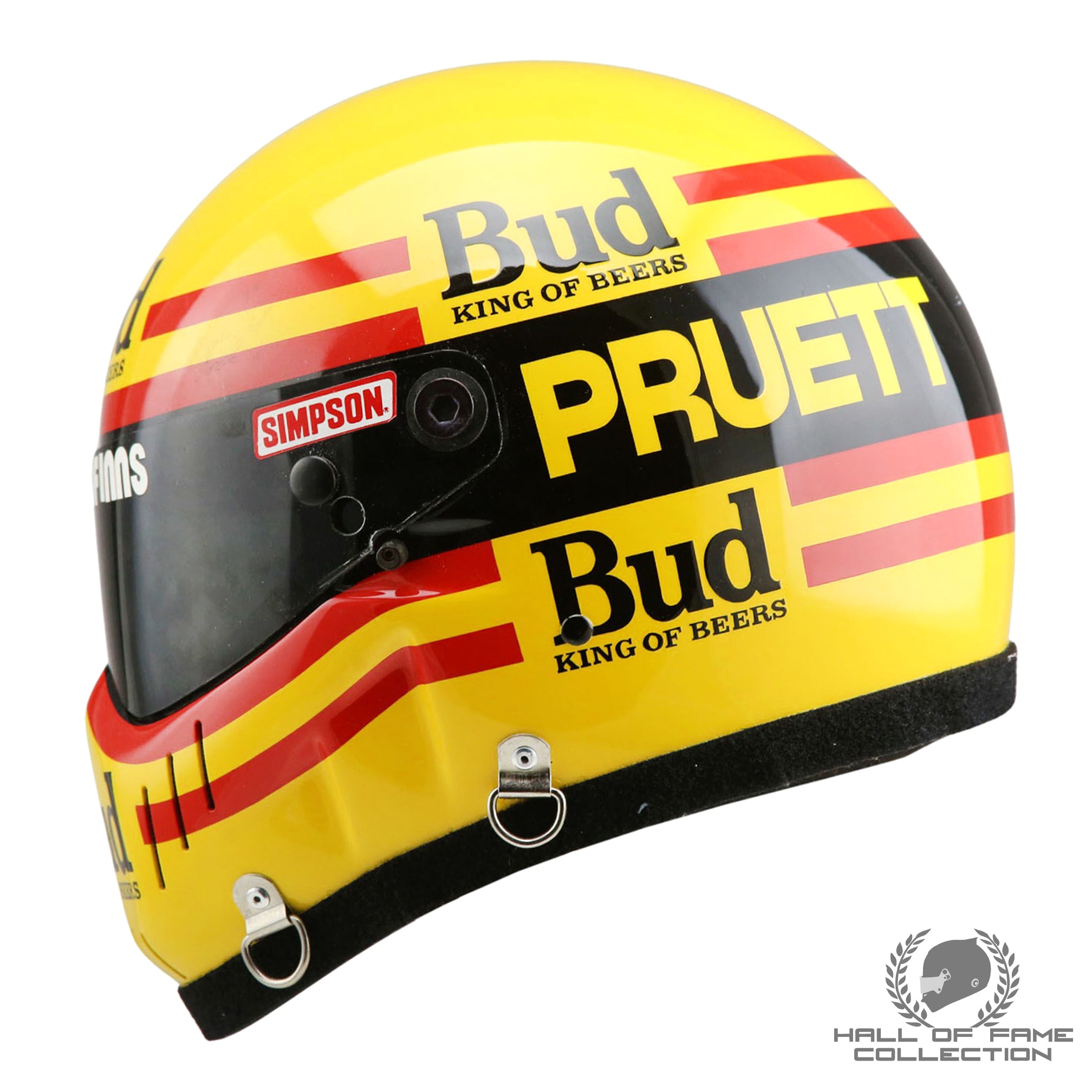 1991 Scott Pruett Signed Race Used Visor on Replica Truesports IndyCar Helmet