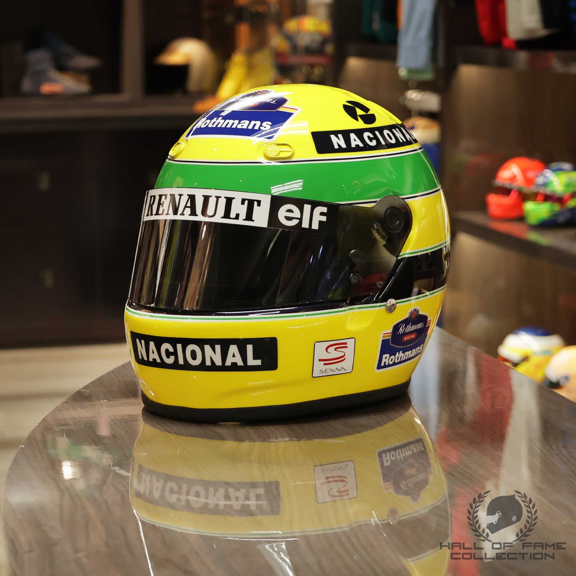 1994 Ayrton Senna Replica Bell Rothmans Williams Renault F1 Helmet