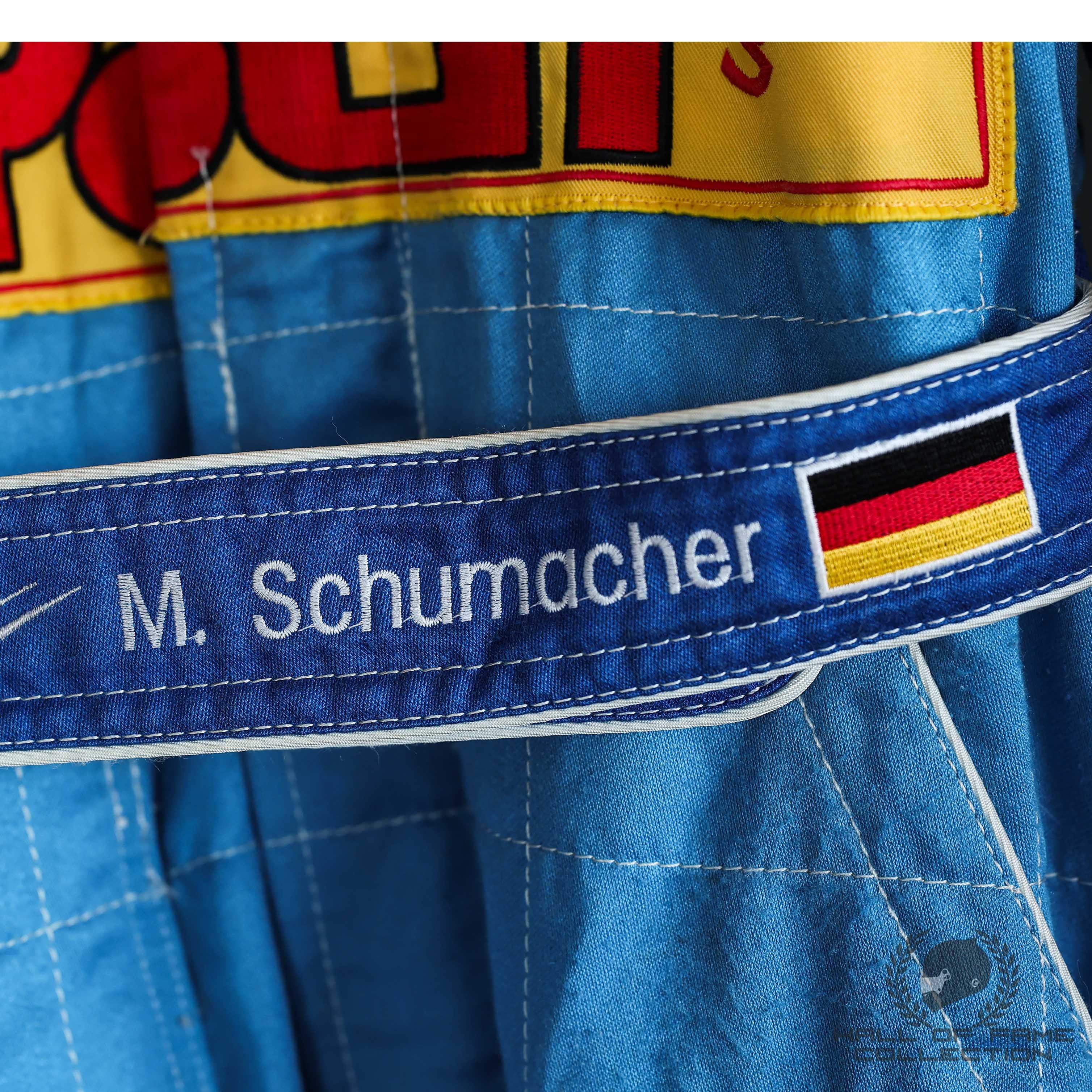 1994 Michael Schumacher Japanese GP Pole Winning Benetton Ford F1 Suit