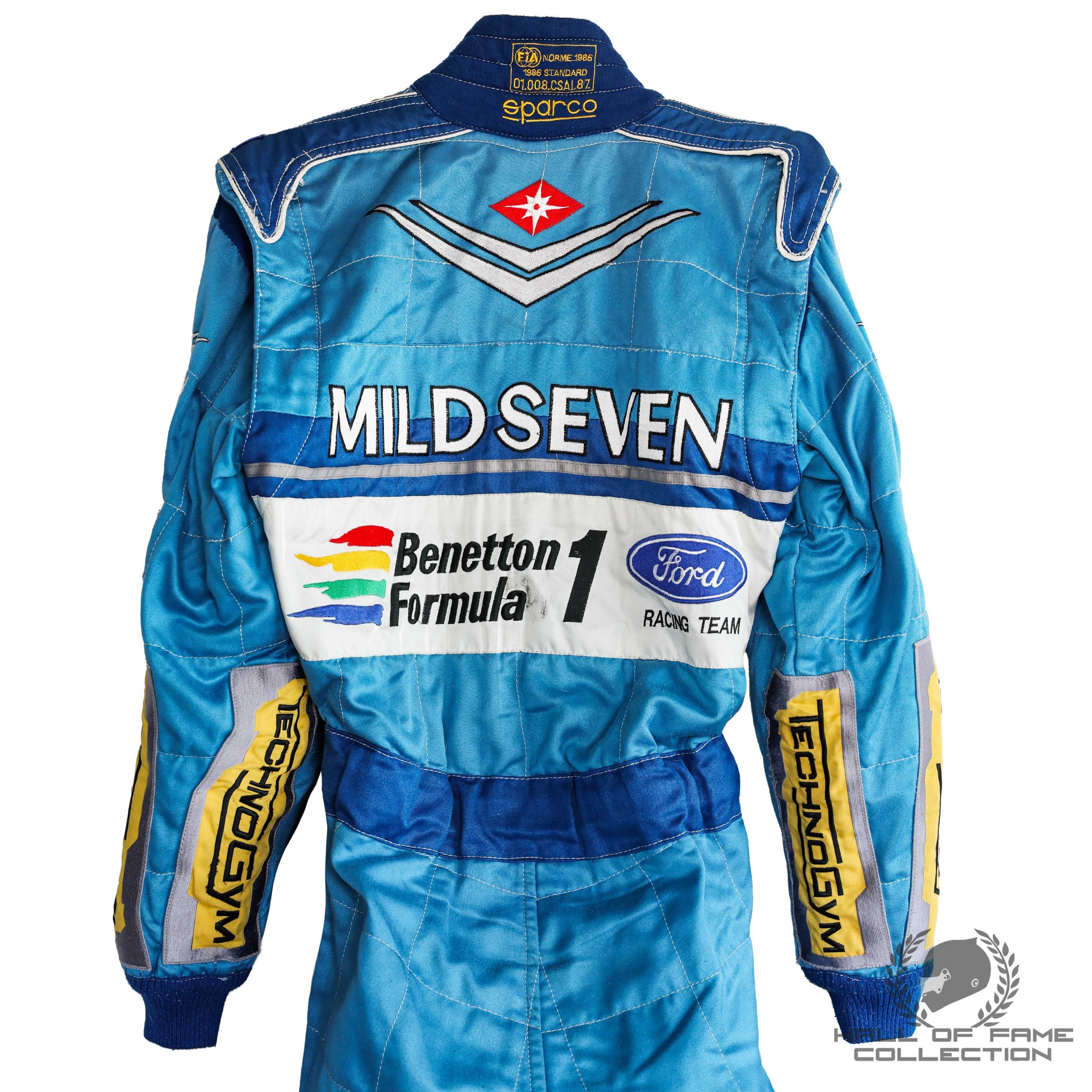 1994 Michael Schumacher Japanese GP Pole Winning Benetton Ford F1 Suit