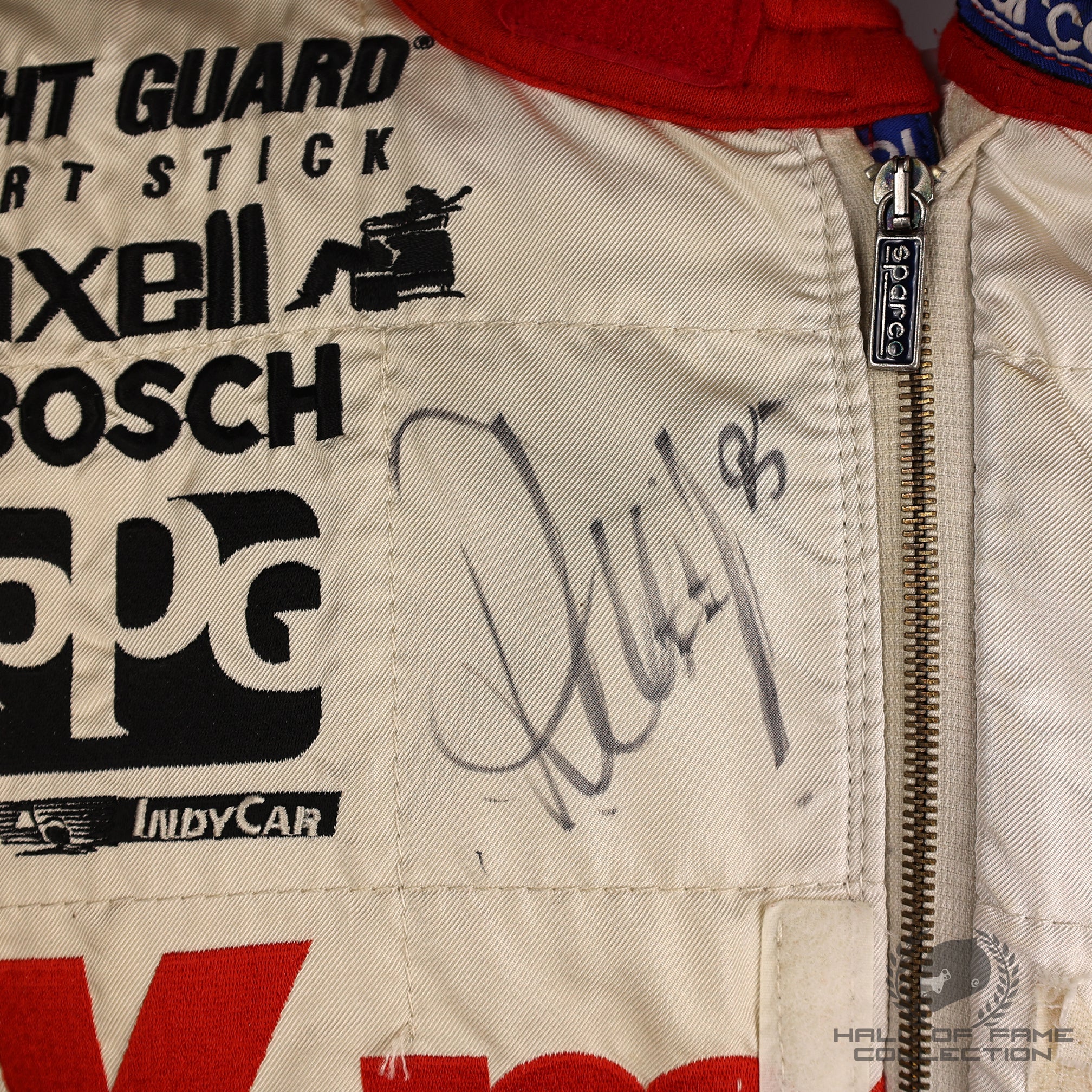 1995 Paul Tracy Signed Australia Win Newman Haas Racing IndyCar Suit