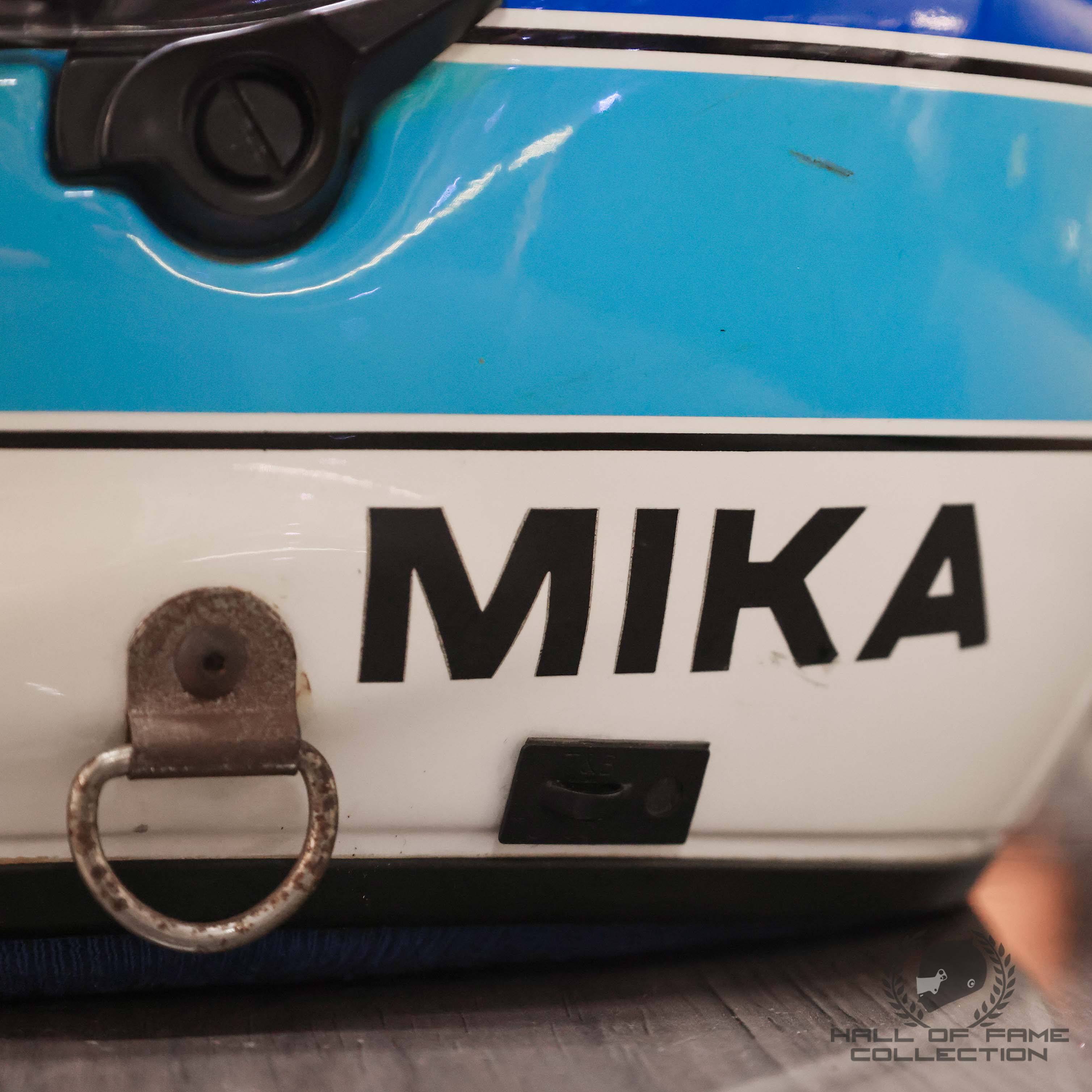 1995 Mika Hakkinen Signed Marlboro McLaren Mercedes F1 Helmet