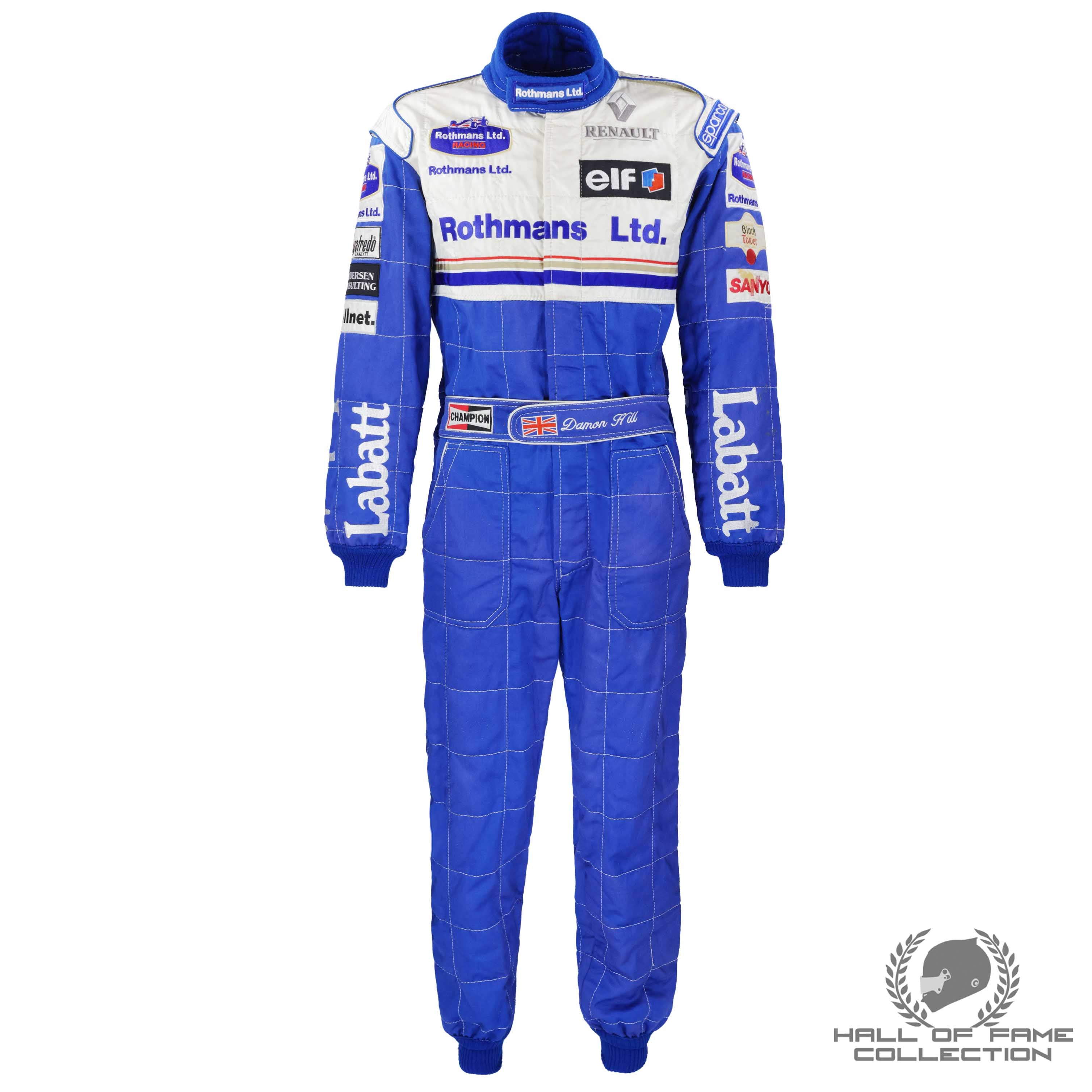 1995 Damon Hill Original Rothmans Williams F1 Suit