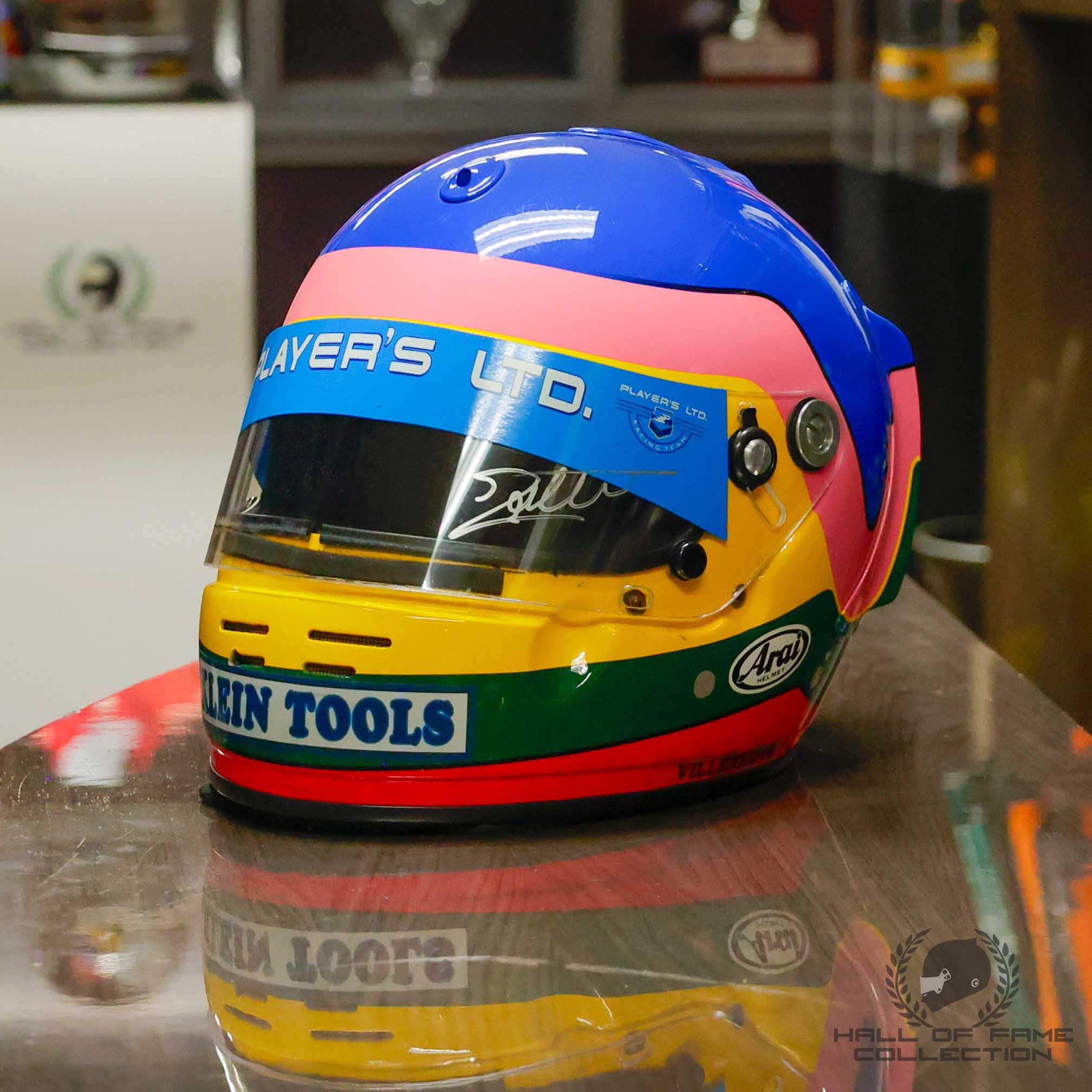 1995 Jacques Villeneuve Indy 500 Players IndyCar Helmet