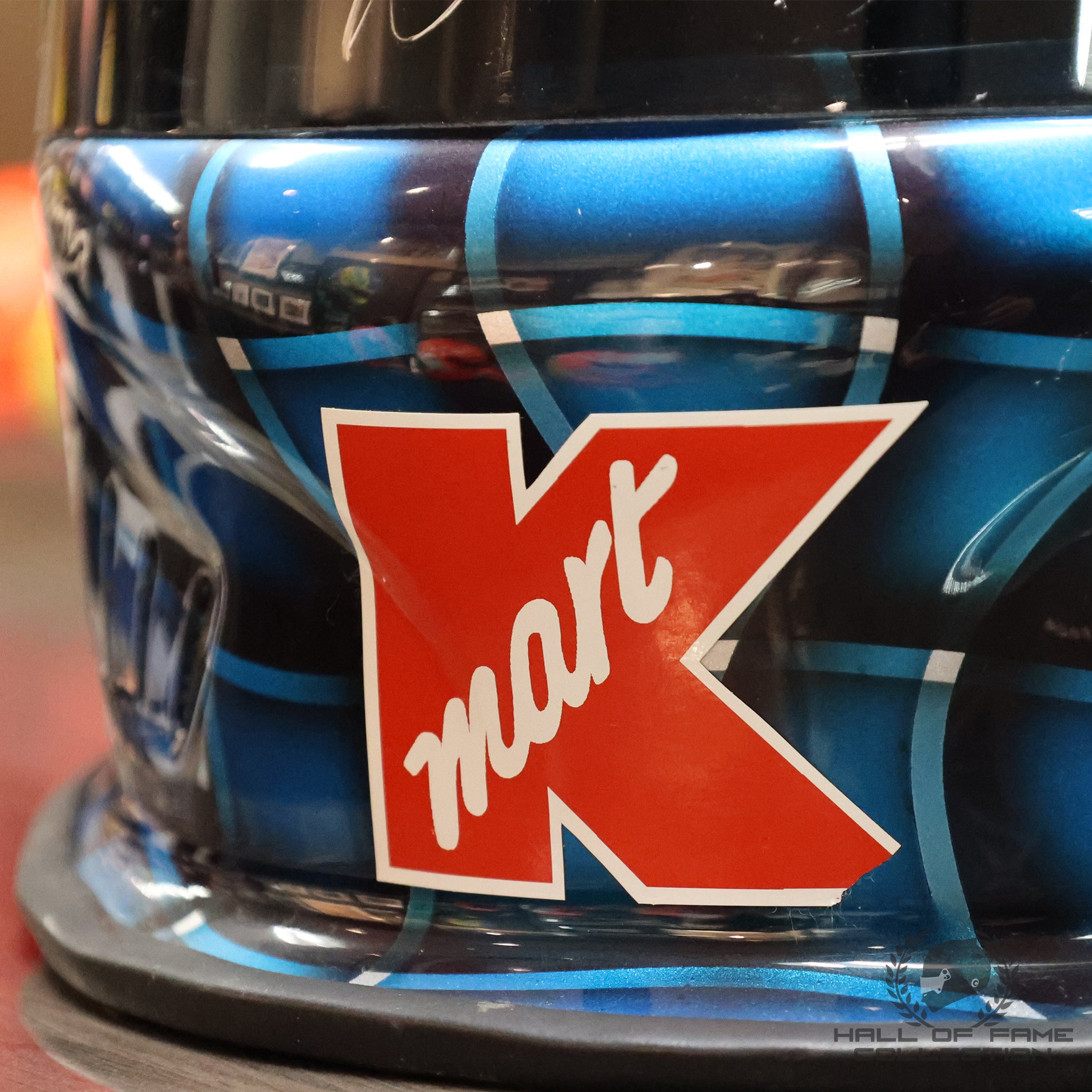 1995 Paul Tracy Signed Used Newman/Haas Racing Bell Feuling IndyCar Helmet