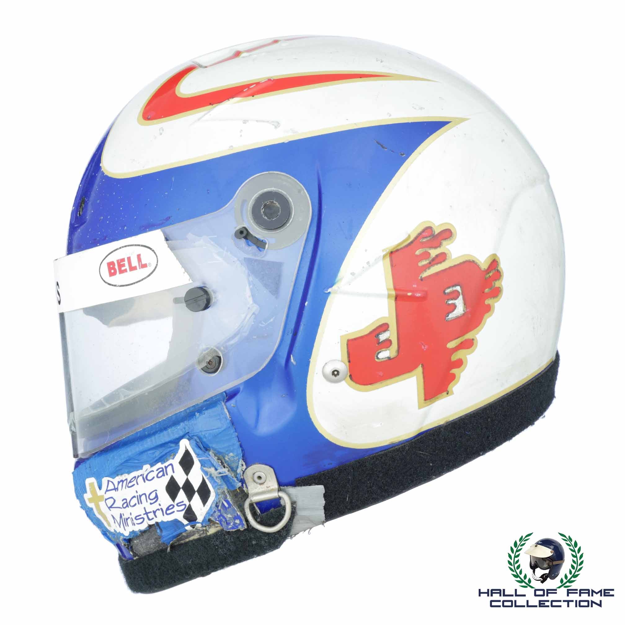 1995/96 Johnny Parsons Signed Race Used IndyCar and Midget Racing Helmet