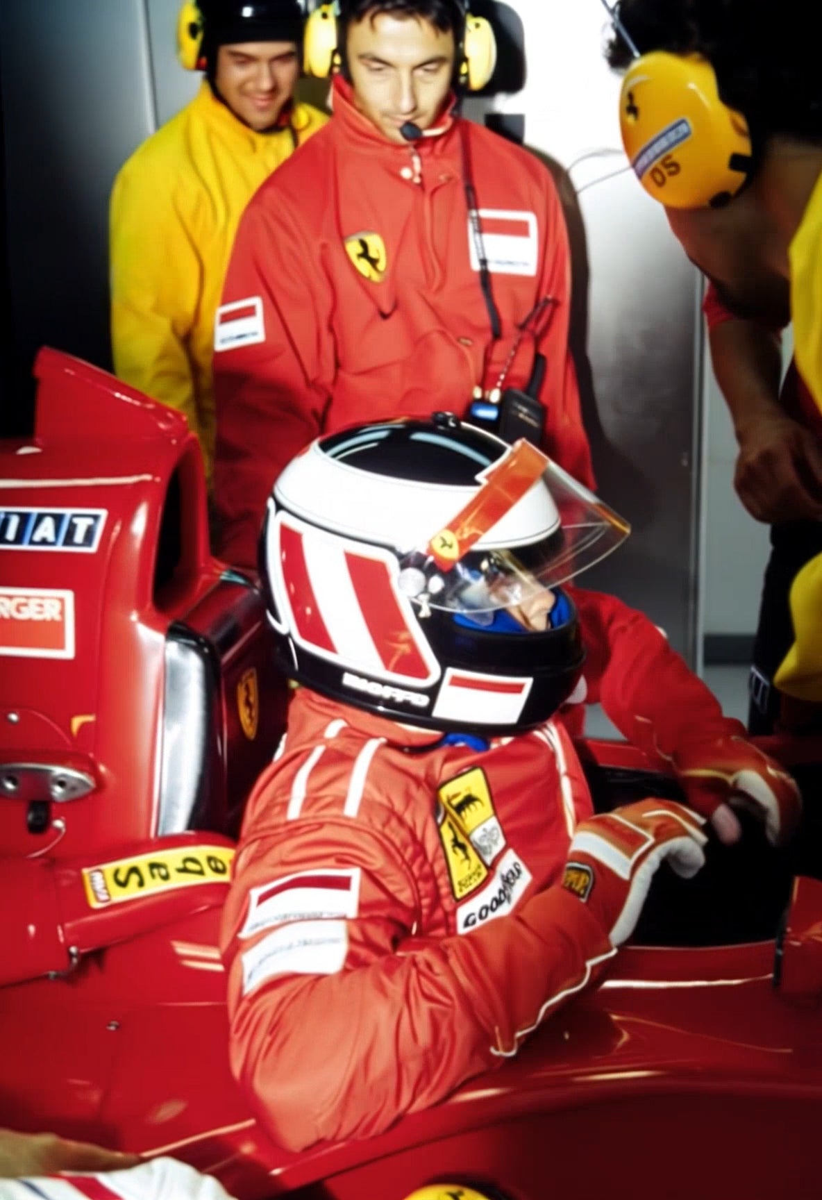 1995 Gerhard Berger Signed Race Used Ferrari F1 Gloves