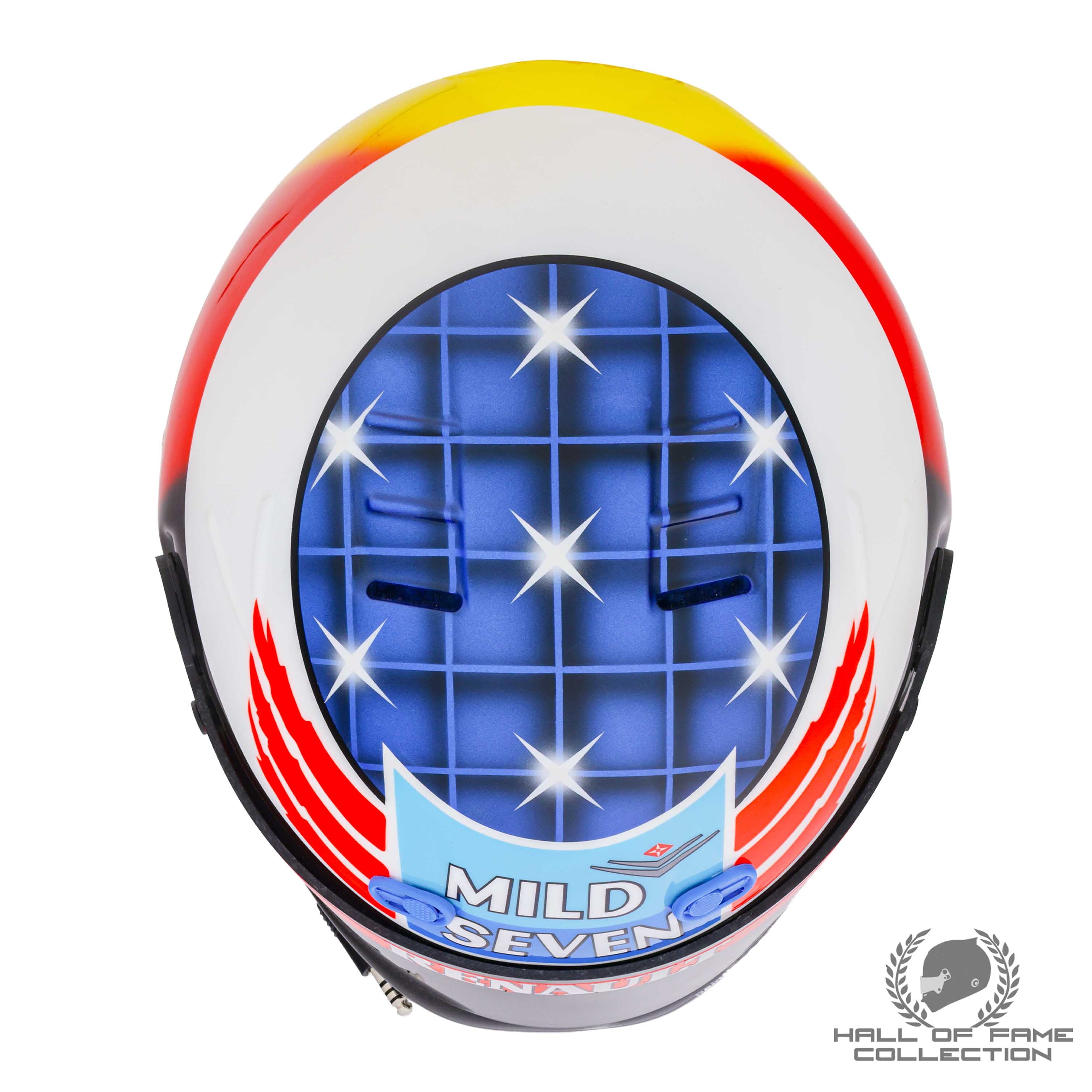 1995 Michael Schumacher 2nd World Championship Benetton Renault Replica F1 Helmet