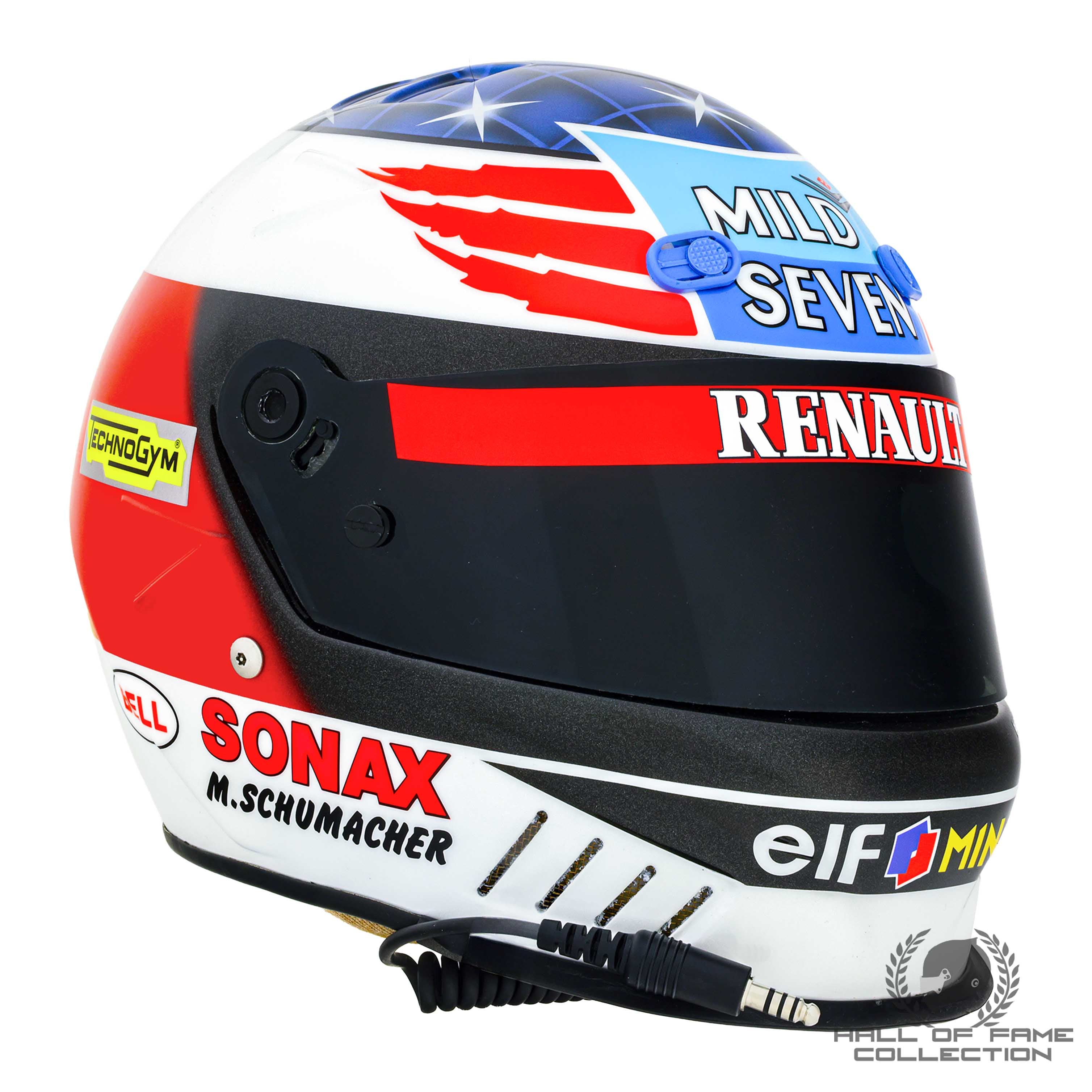 1995 Michael Schumacher 2nd World Championship Benetton Renault Replica F1 Helmet