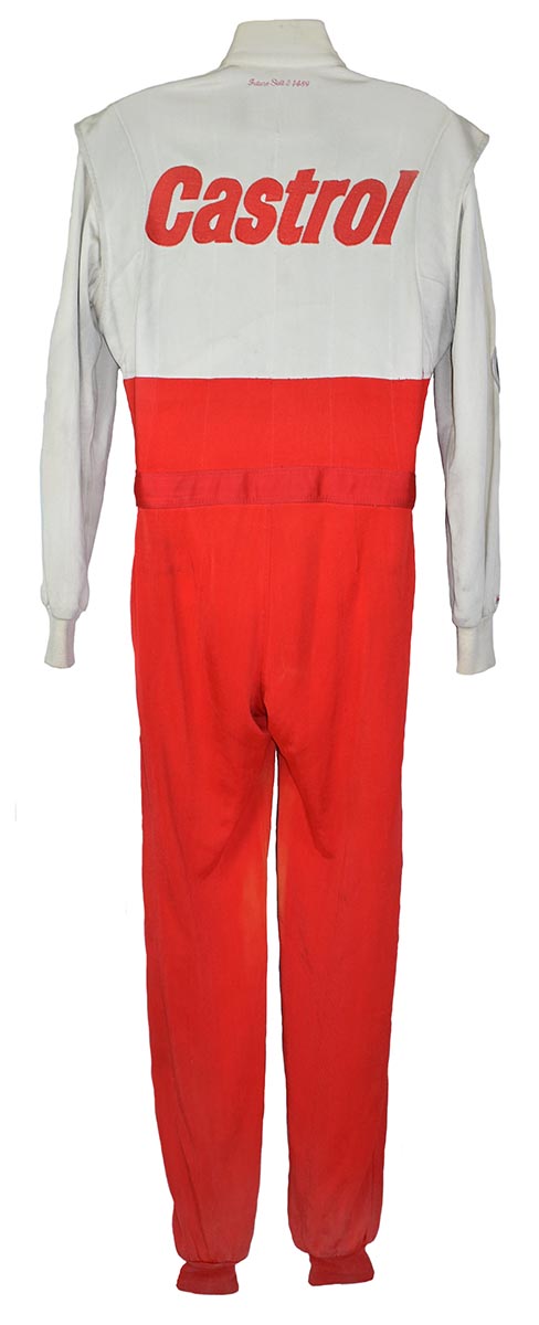 1996 Juan Fangio II Signed Race Used AAR CART IndyCar Suit