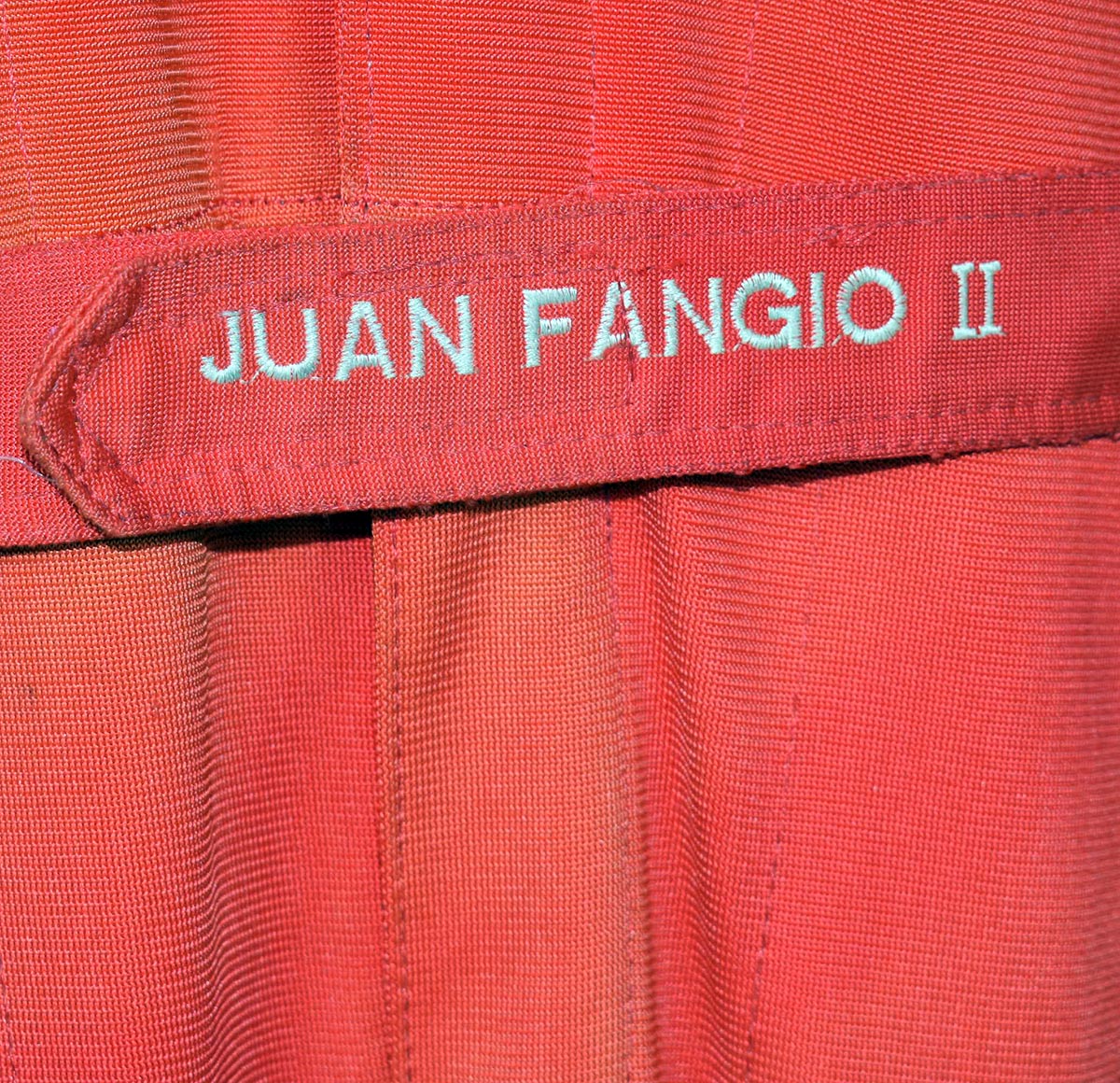 1996 Juan Fangio II Signed Race Used AAR CART IndyCar Suit