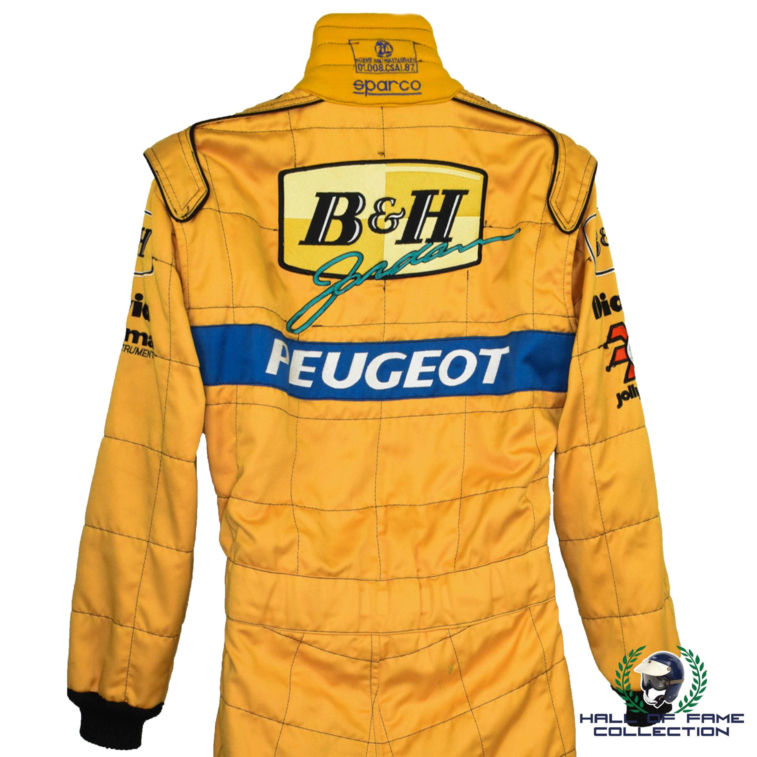 1996 Ralf Schumacher Signed Test Worn Jordan F1 Suit