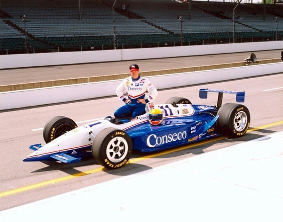1996 Scott Sharp Race Used A.J. Foyt Enterprises IndyCar Visor