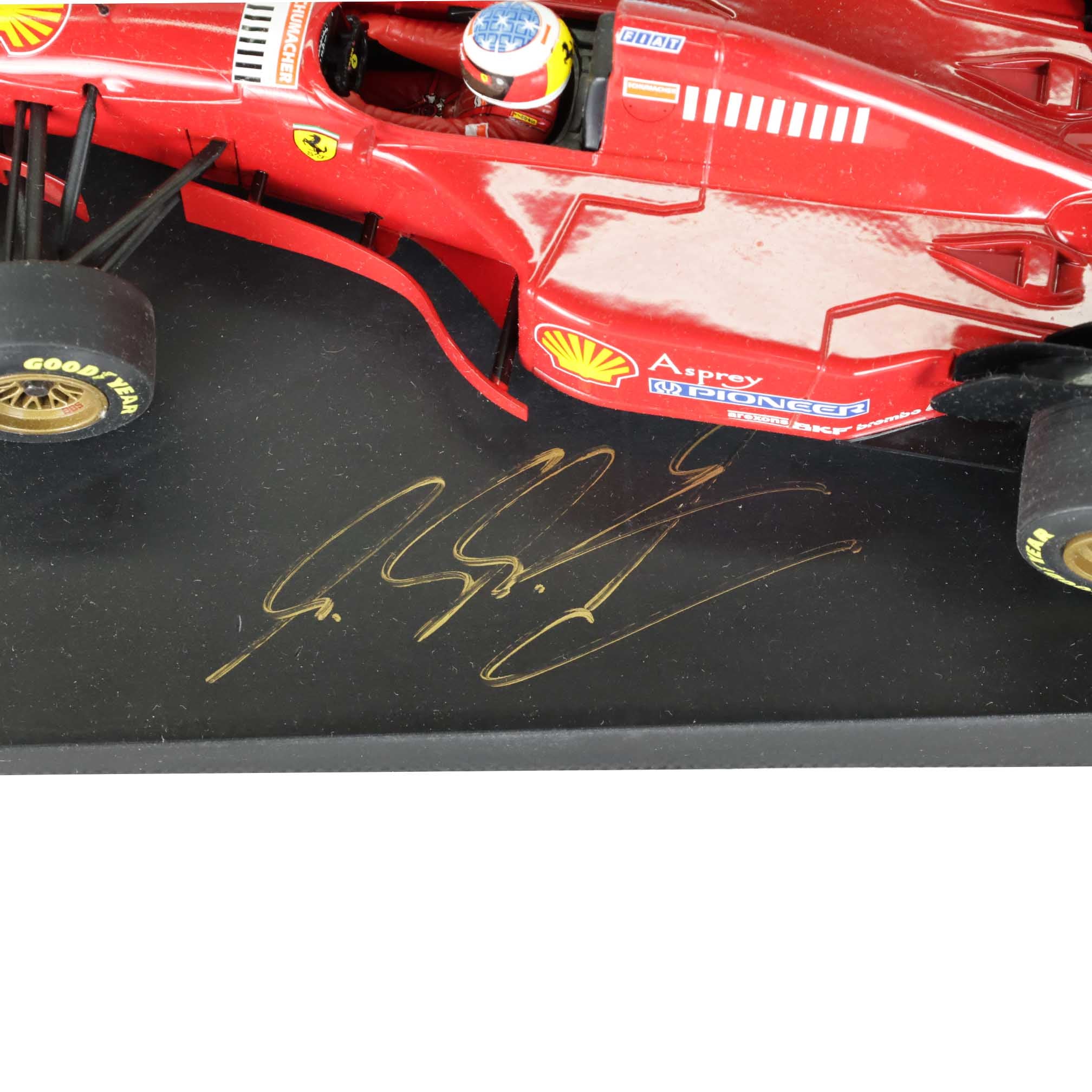 1996 Michael Schumacher Signed Scuderia Ferrari 1:18 Scale F1 Model