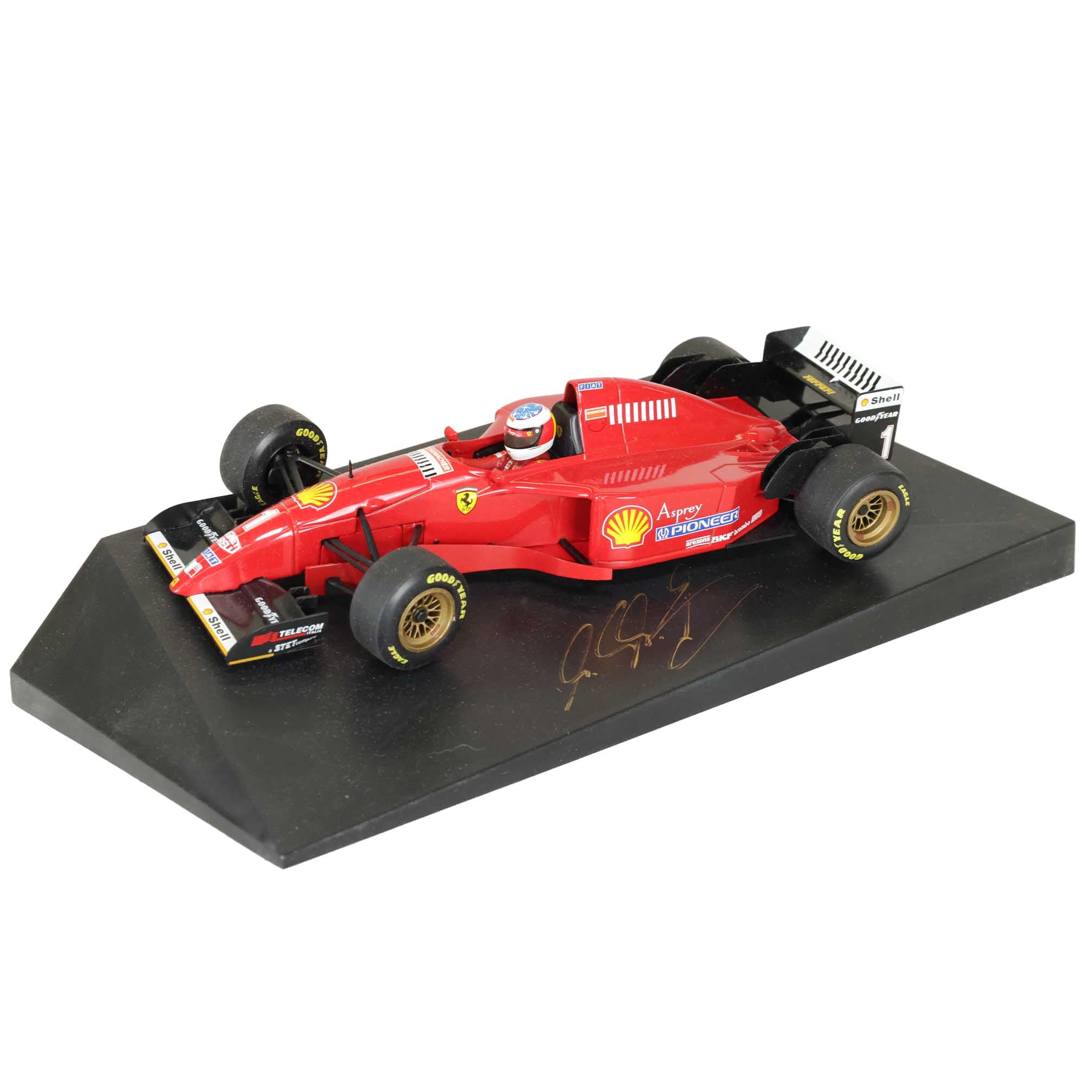 1996 Michael Schumacher Signed Scuderia Ferrari 1:18 Scale F1 Model