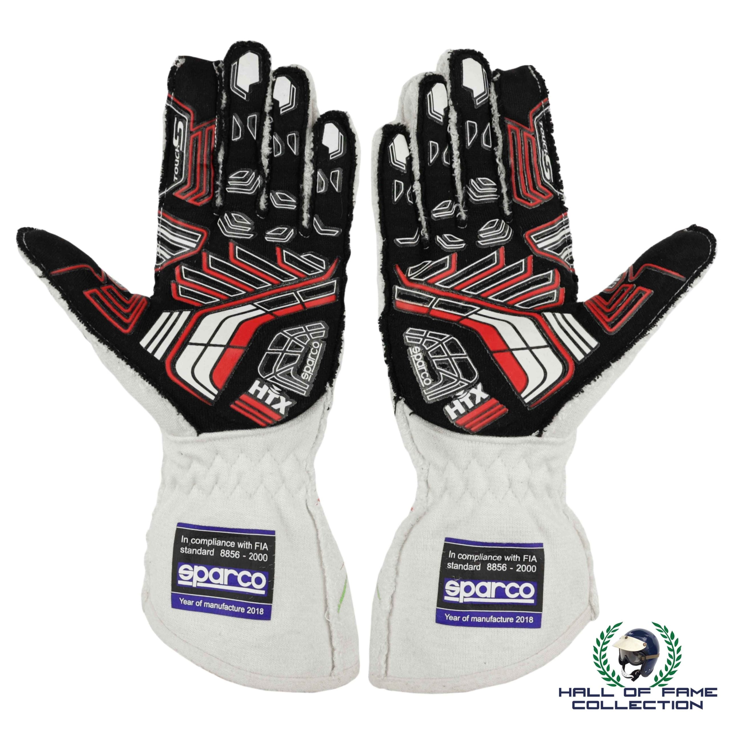 2018 Patricio O'Ward Championship Season Race-Used Andretti Autosport Indy Lights Gloves