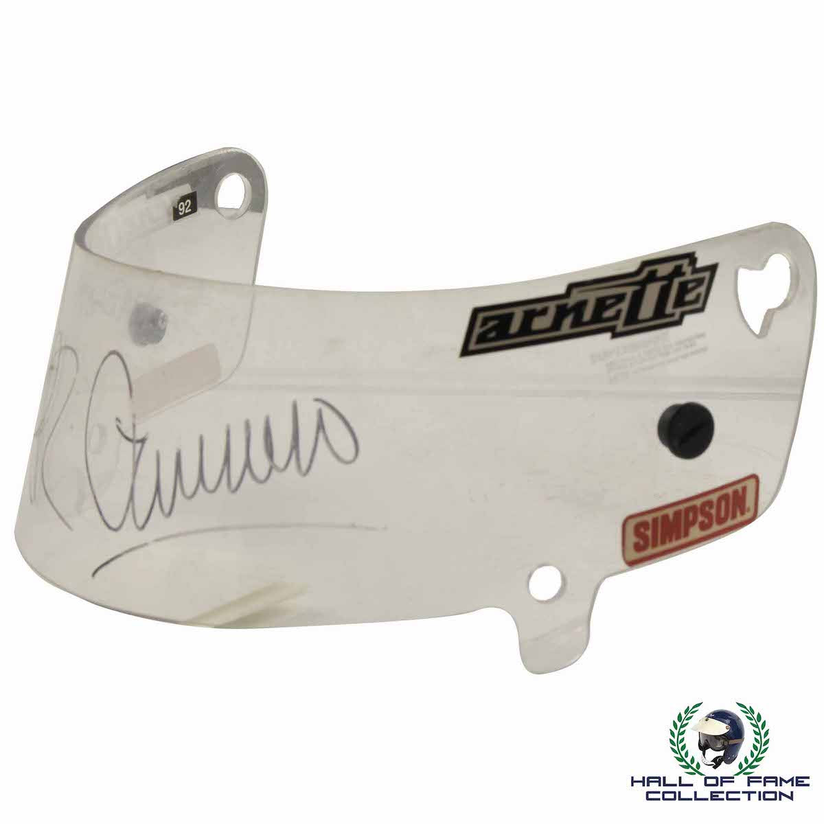 1997 Roberto Guerrero Signed Pagan Racing IndyCar Visor