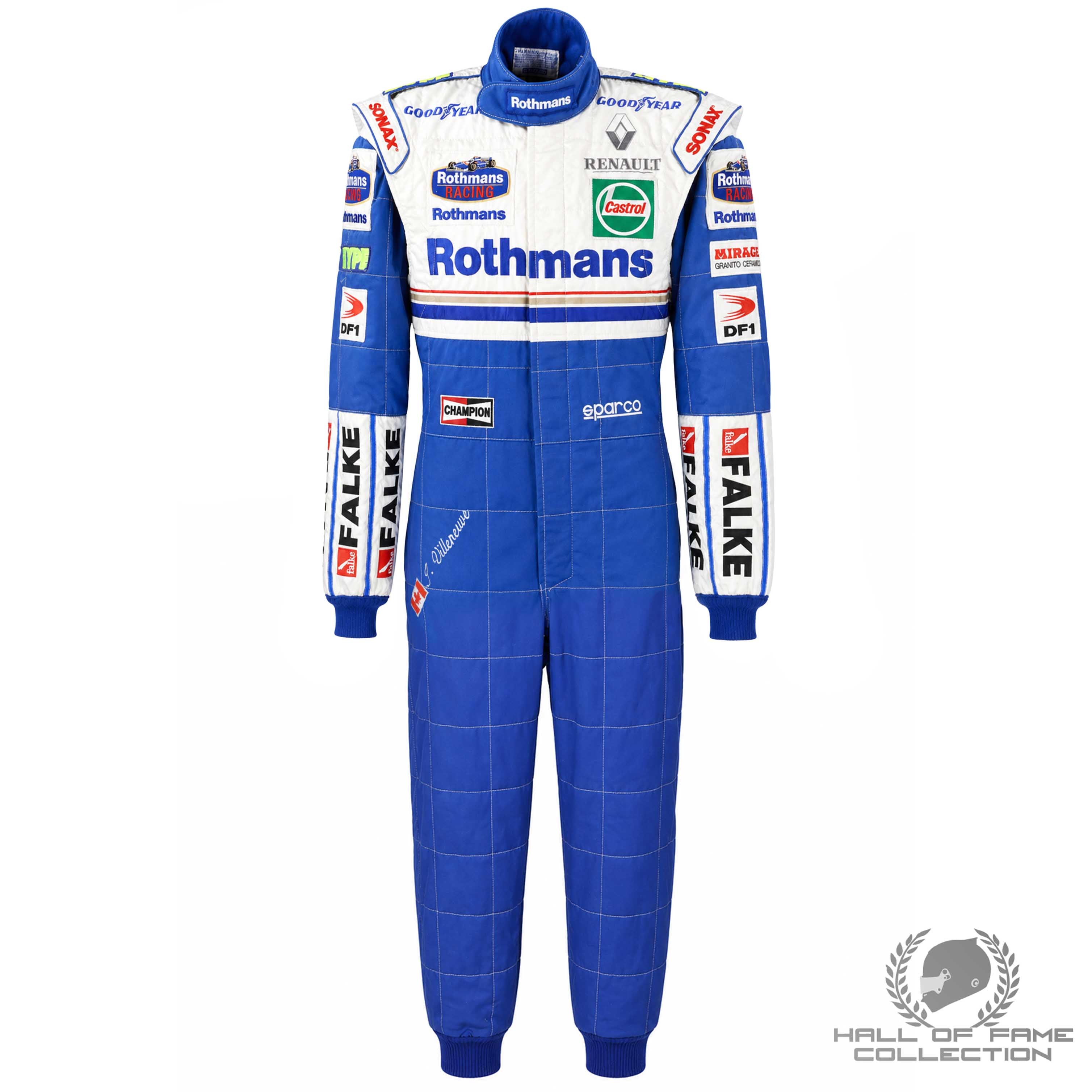 1997 Jacques Villeneuve Championship Season Used Williams Renault F1 Suit