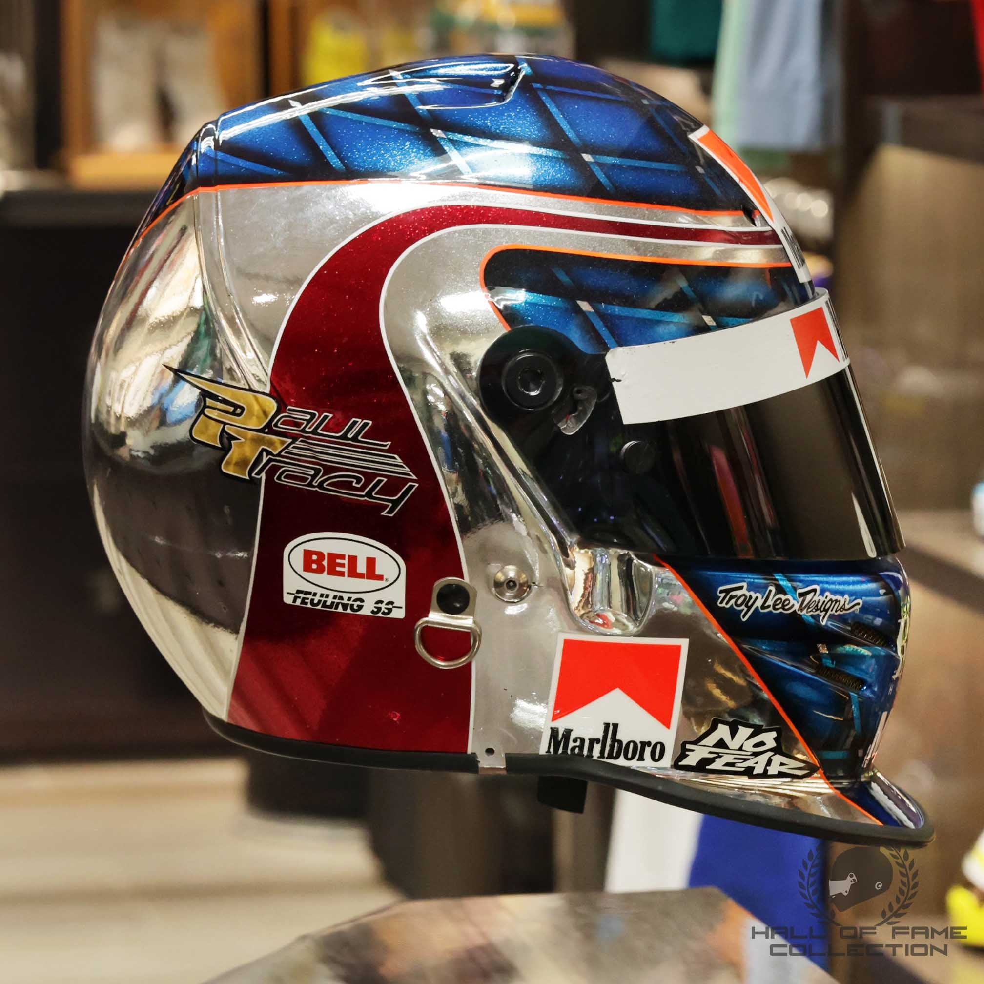 1997 Paul Tracy Signed Used Penske Racing IndyCar Helmet