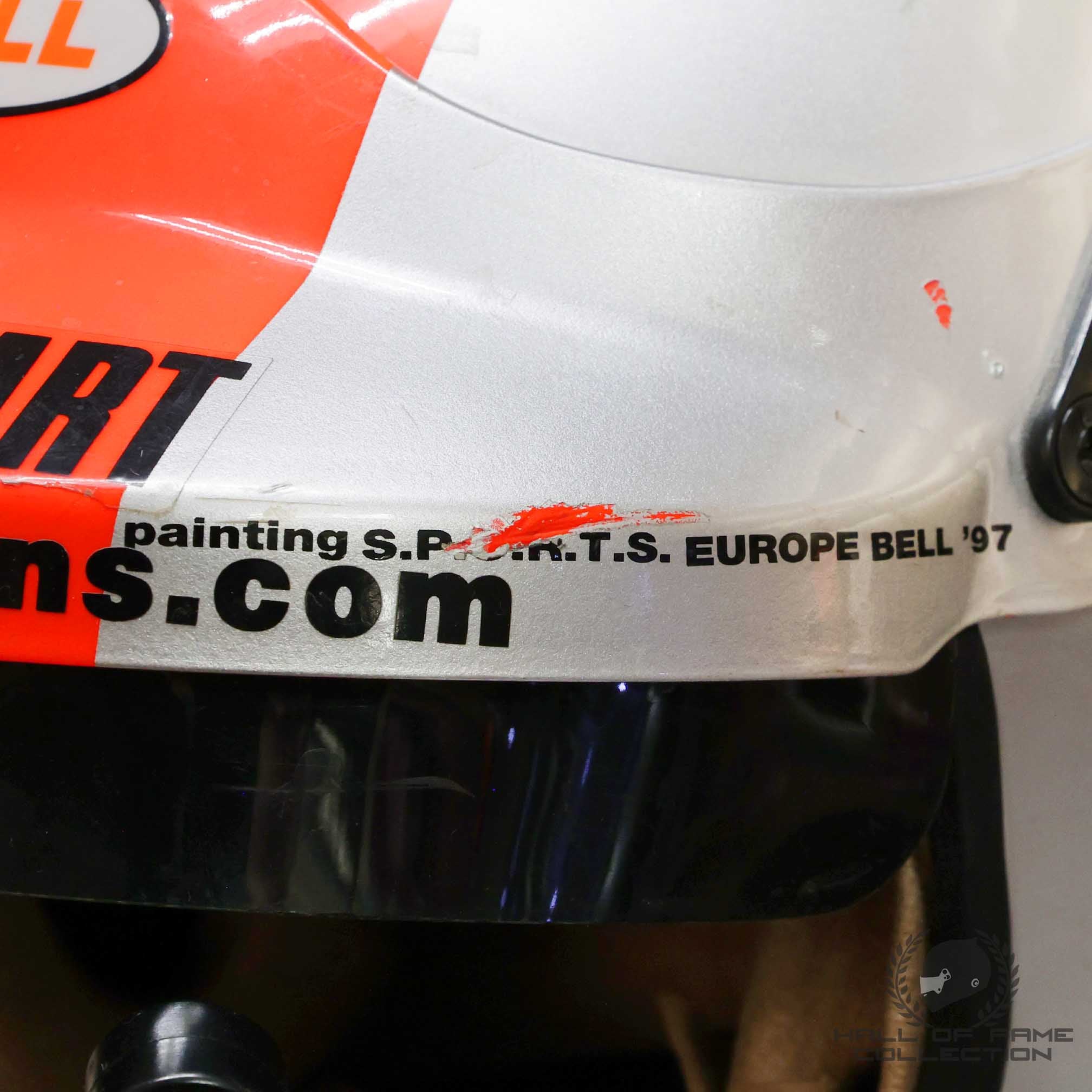 1997 Richard Burns Race Used Mitsubishi Ralliart WRC Helmet