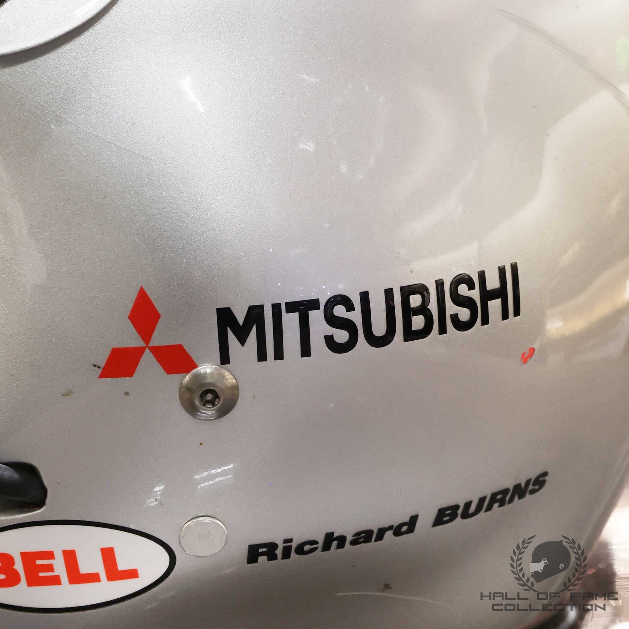1997 Richard Burns Race Used Mitsubishi Ralliart WRC Helmet