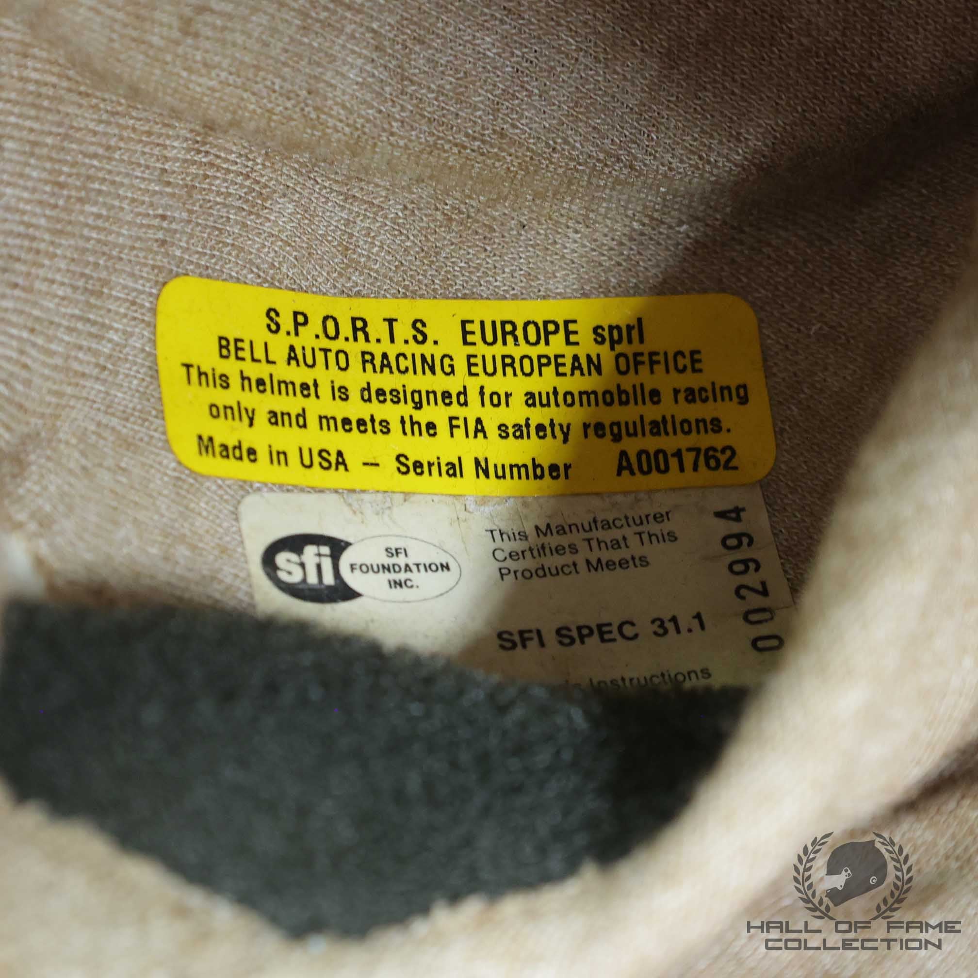 1997 Richard Burns Race Used Mitsubishi Ralliart WRC Helmet