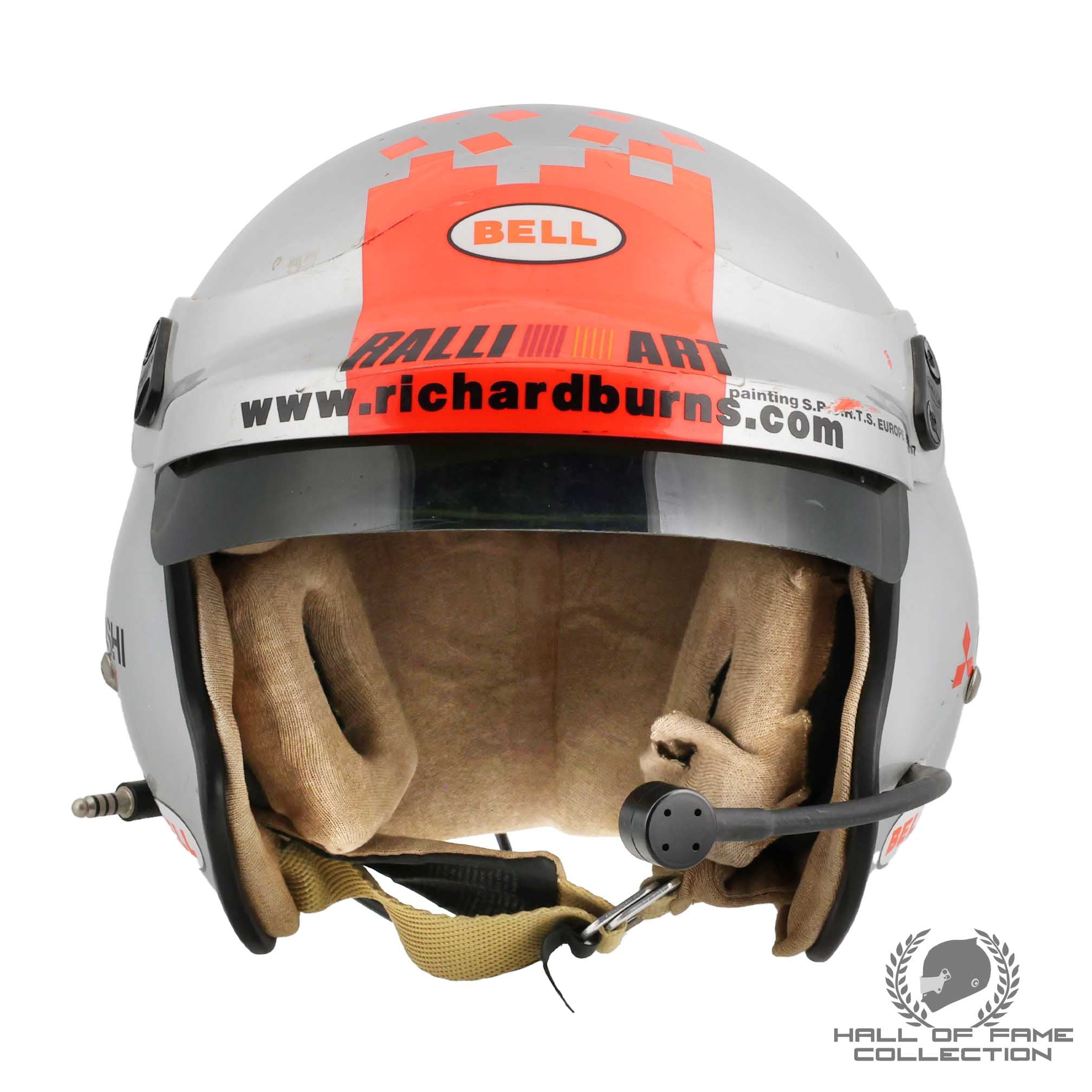 1997 Richard Burns Race Used Mitsubishi Ralliart WRC Helmet