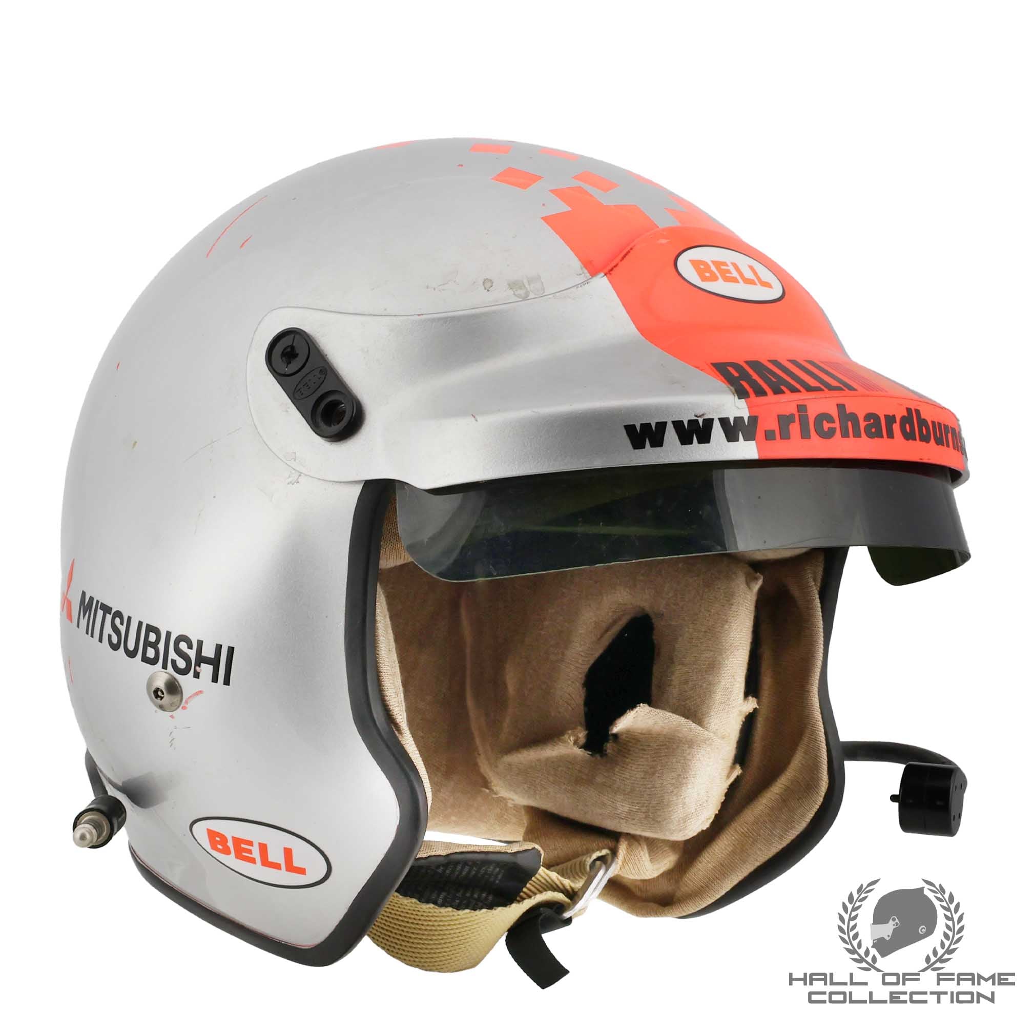 1997 Richard Burns Race Used Mitsubishi Ralliart WRC Helmet