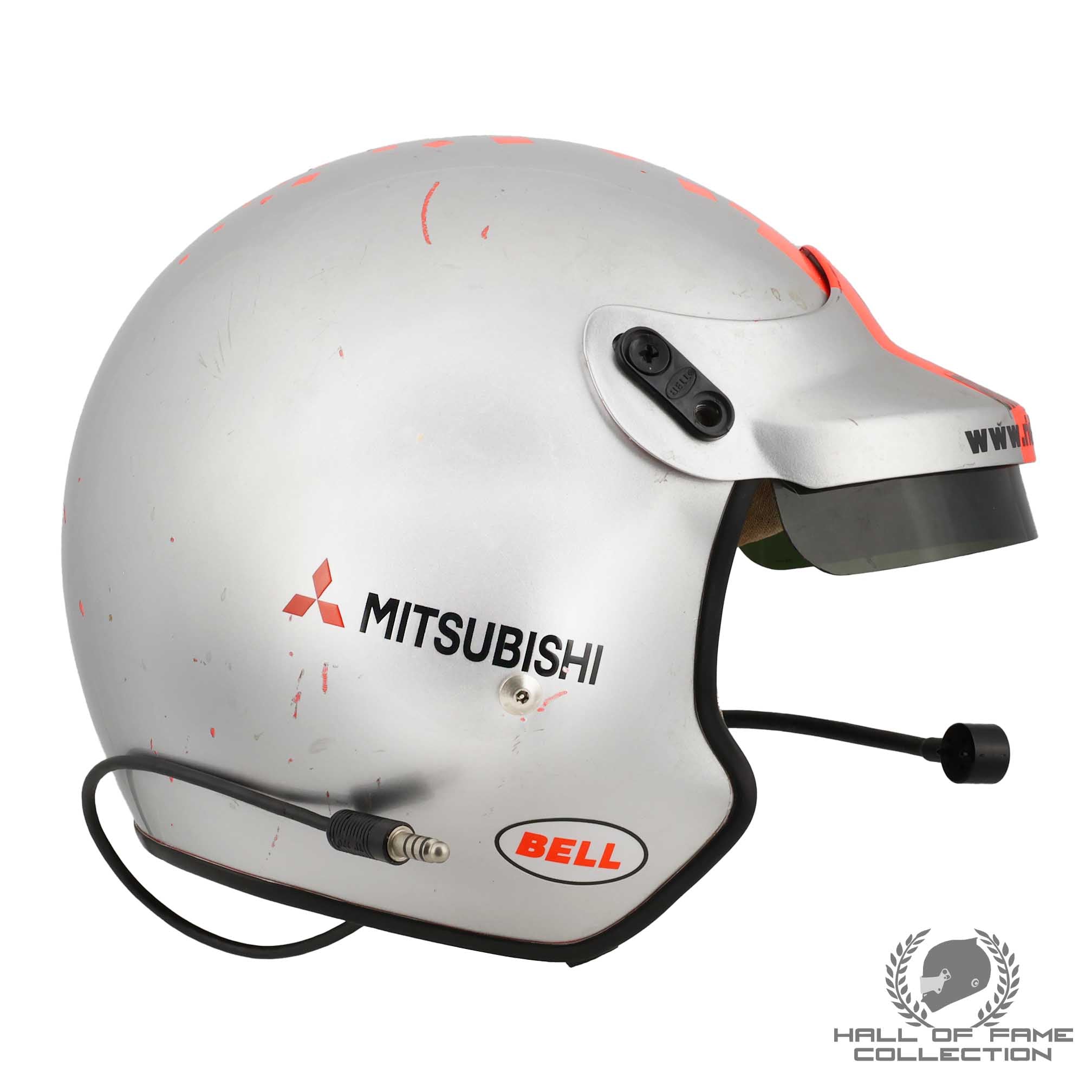 1997 Richard Burns Race Used Mitsubishi Ralliart WRC Helmet