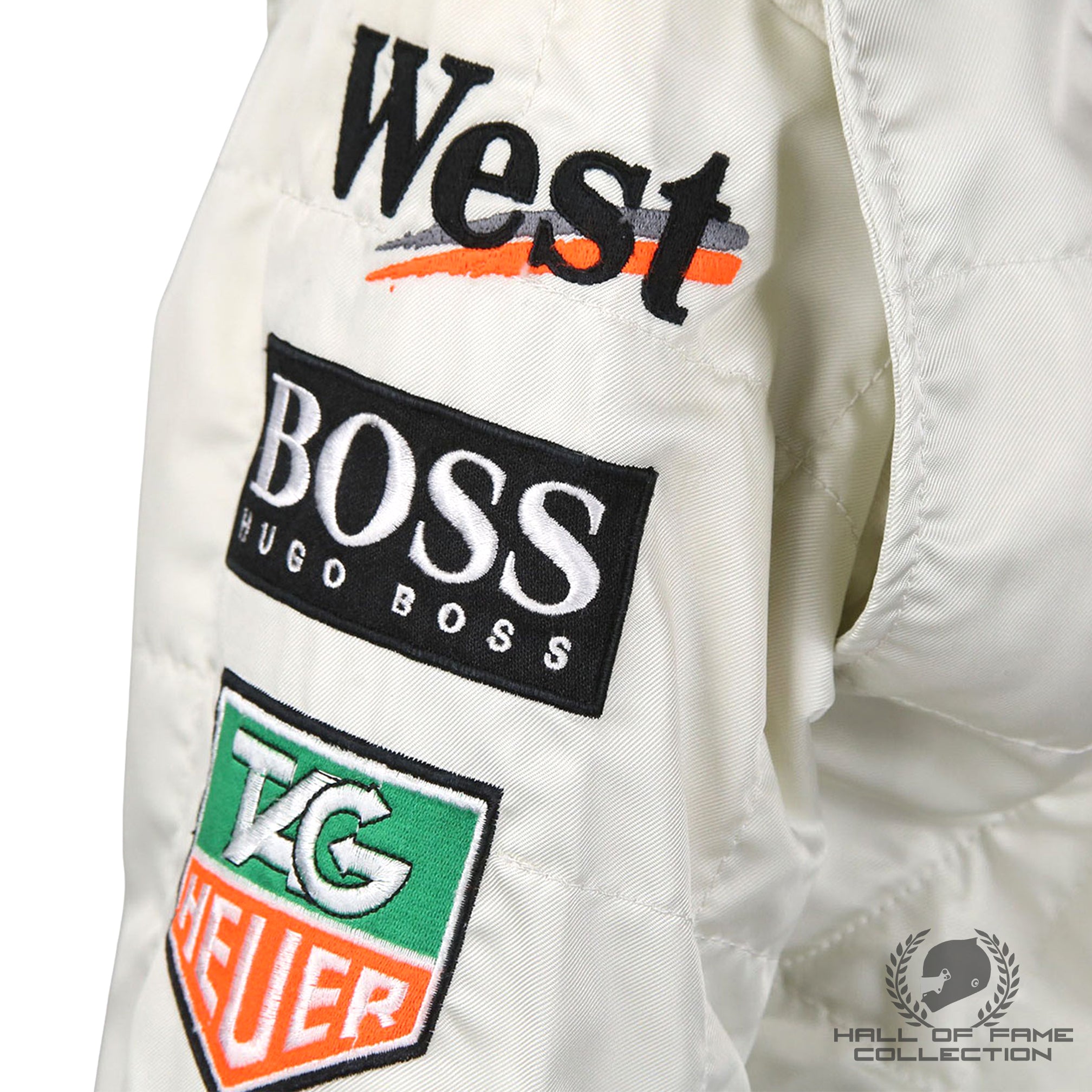 1997 Mika Hakkinen Signed Race Used Suit McLaren F1 Suit
