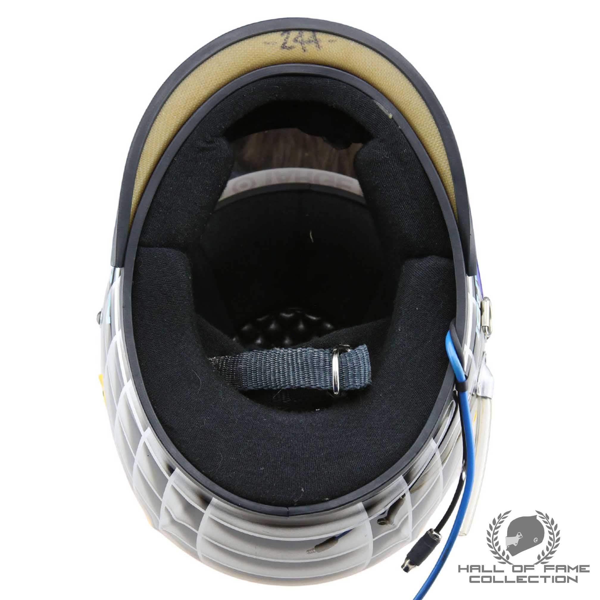 1997 Alex Zanardi Signed Championship Season Used IndyCar Helmet