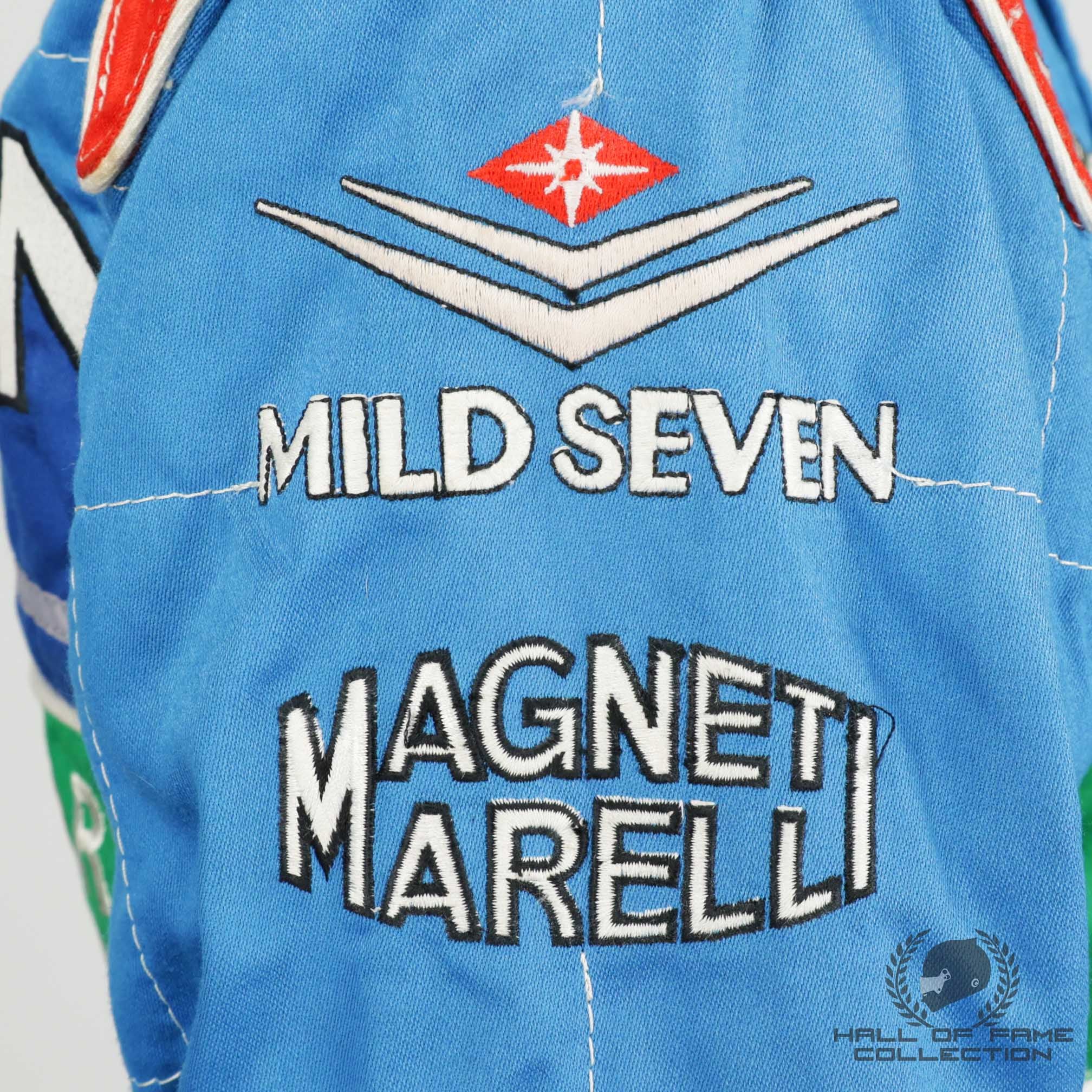 1998 Giancarlo Fisichella Race Worn Benetton F1 Suit
