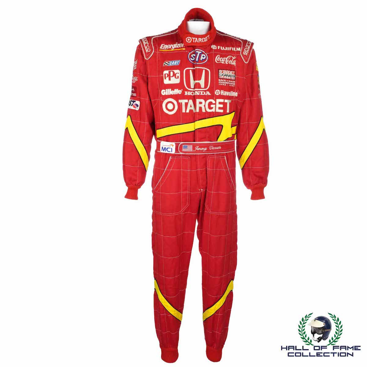 1998 Jimmy Vasser Original Used Target Chip Ganassi IndyCar Suit