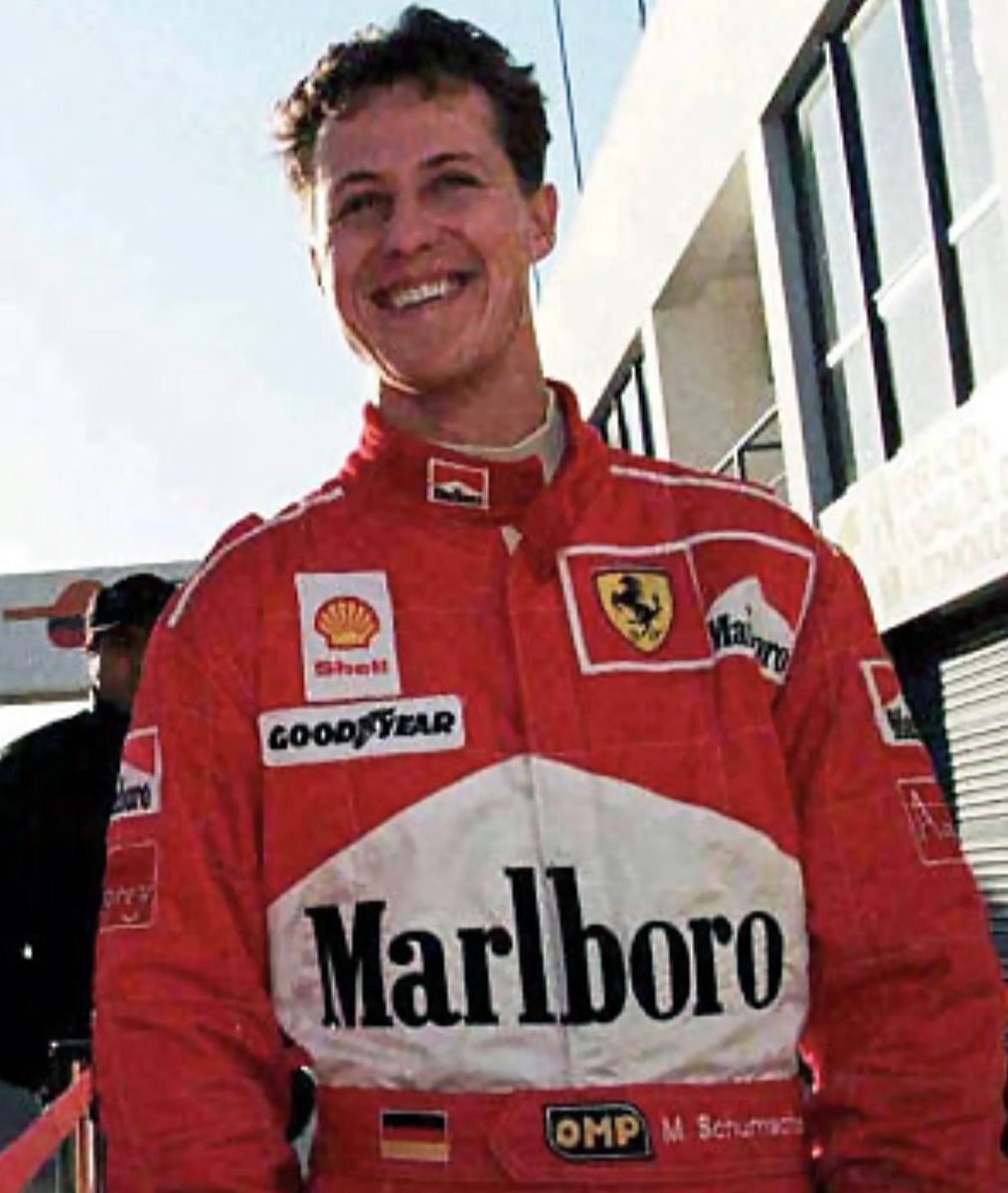 1997 Michael Schumacher Signed Race Used Australian Grand Prix Ferrari F1 Suit