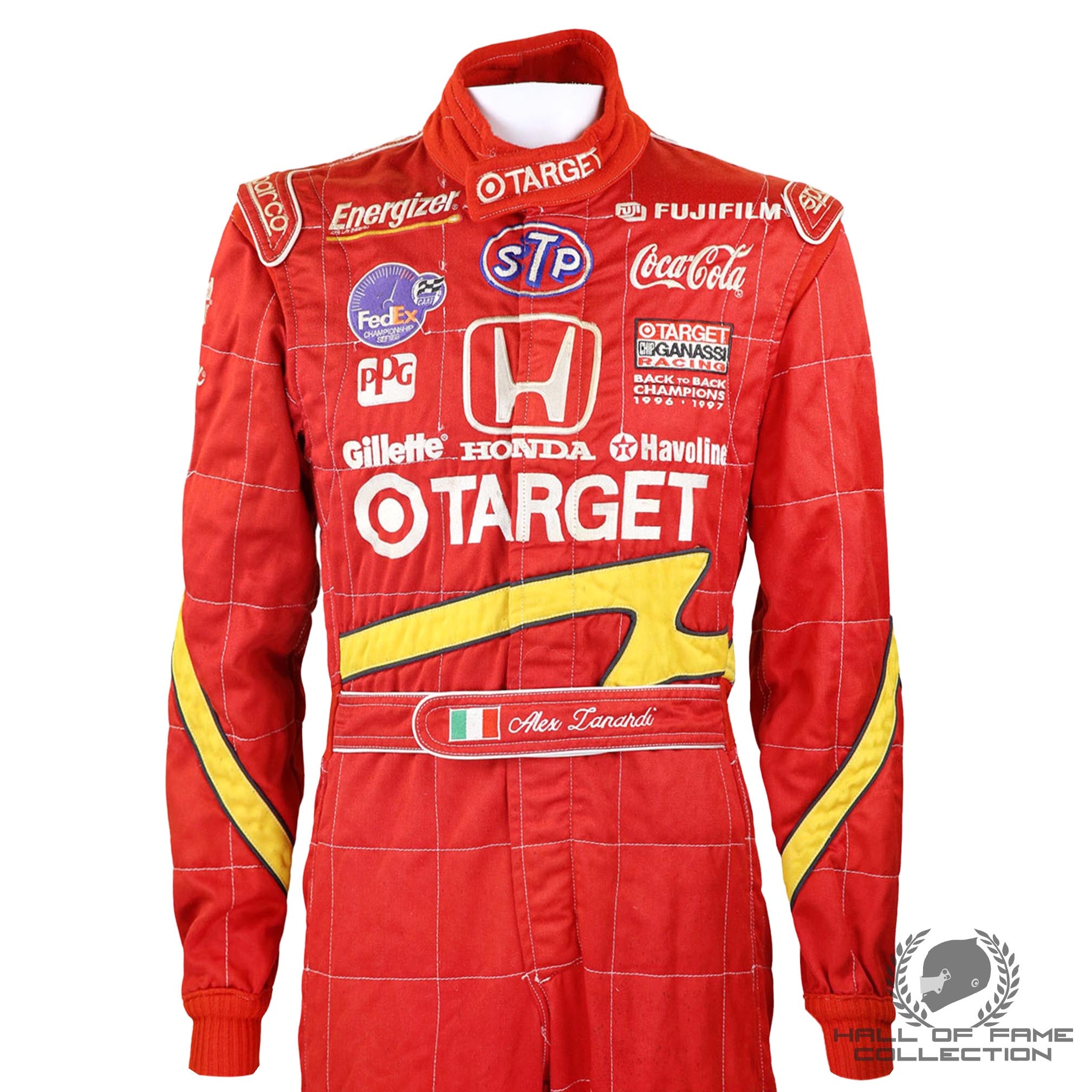 1998 Alex Zanardi Championship Used Chip Ganassi Racing IndyCar Suit