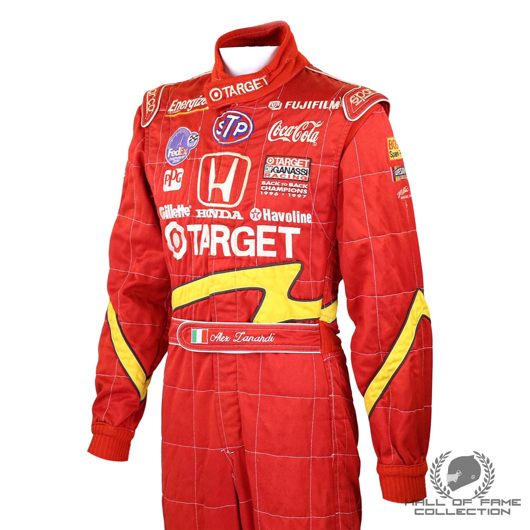 1998 Alex Zanardi Championship Used Chip Ganassi Racing IndyCar Suit