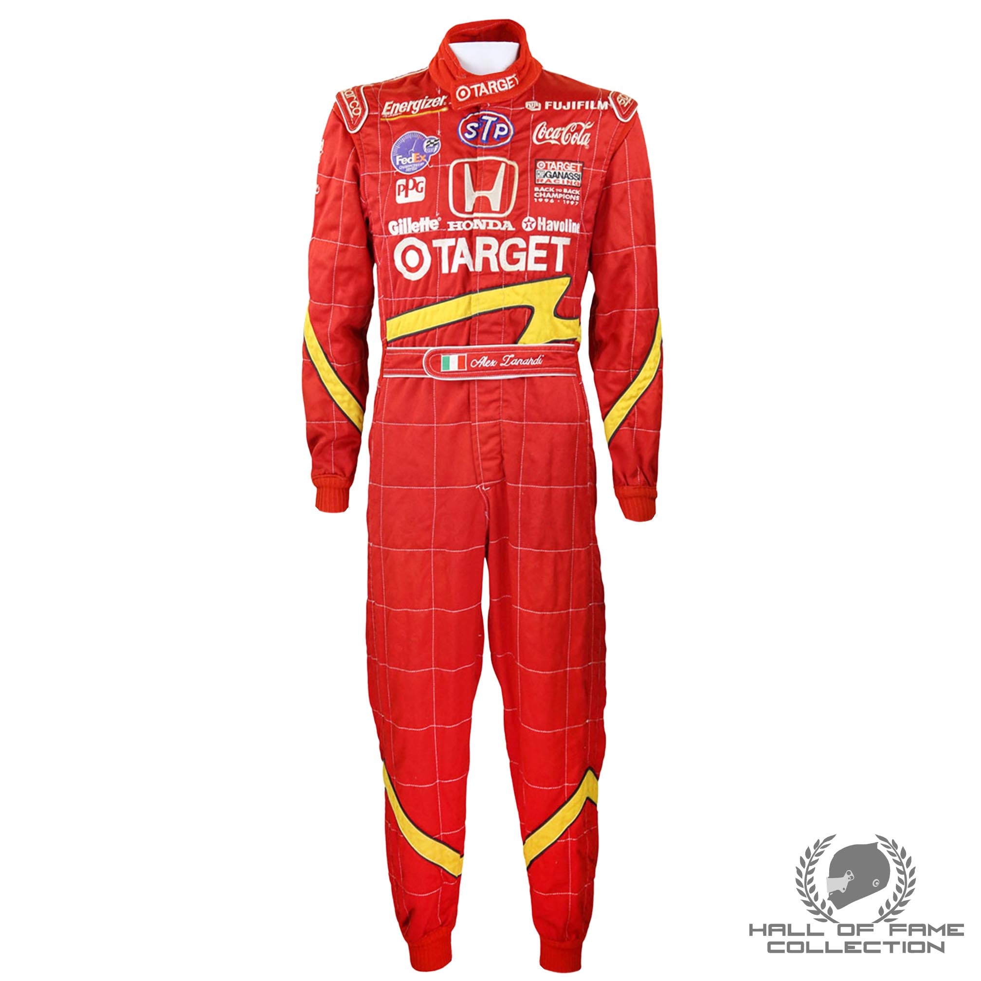 1998 Alex Zanardi Championship Used Chip Ganassi Racing IndyCar Suit