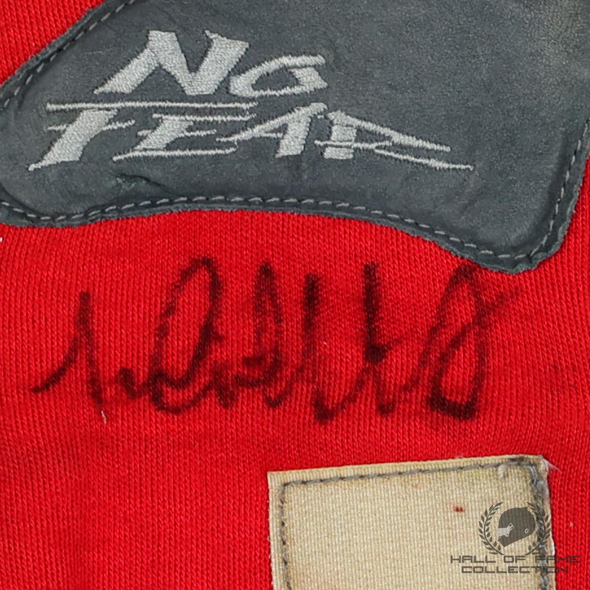 1998 Michael Andretti Signed Race Used Newman/Haas IndyCar Gloves