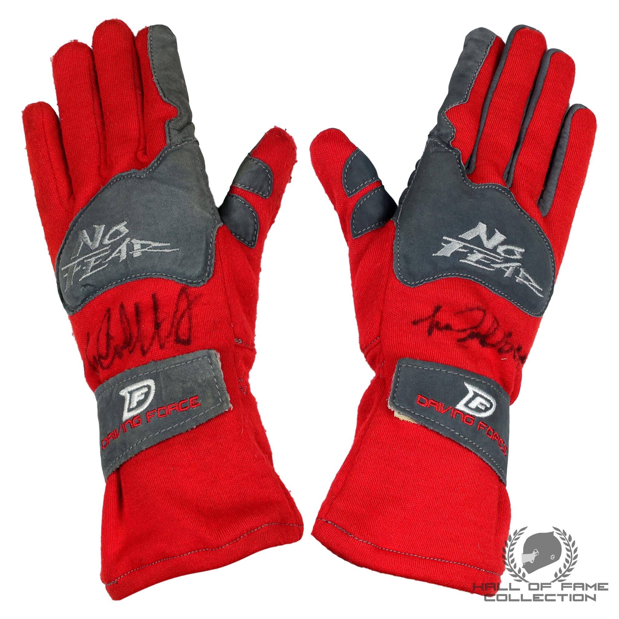 1998 Michael Andretti Signed Race Used Newman/Haas IndyCar Gloves