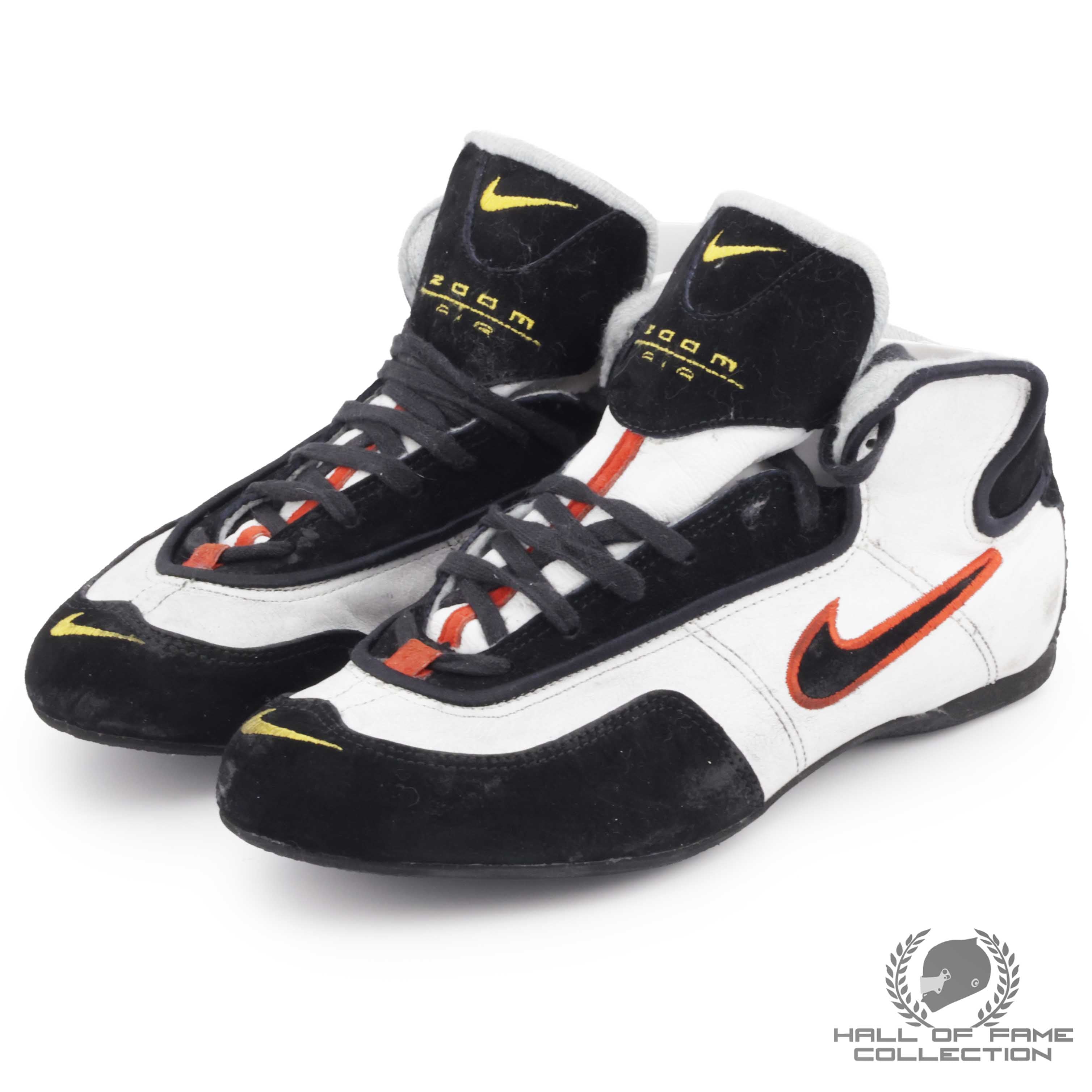 1998 Michael Schumacher Used Nike Scuderia Ferrari F1 Boots