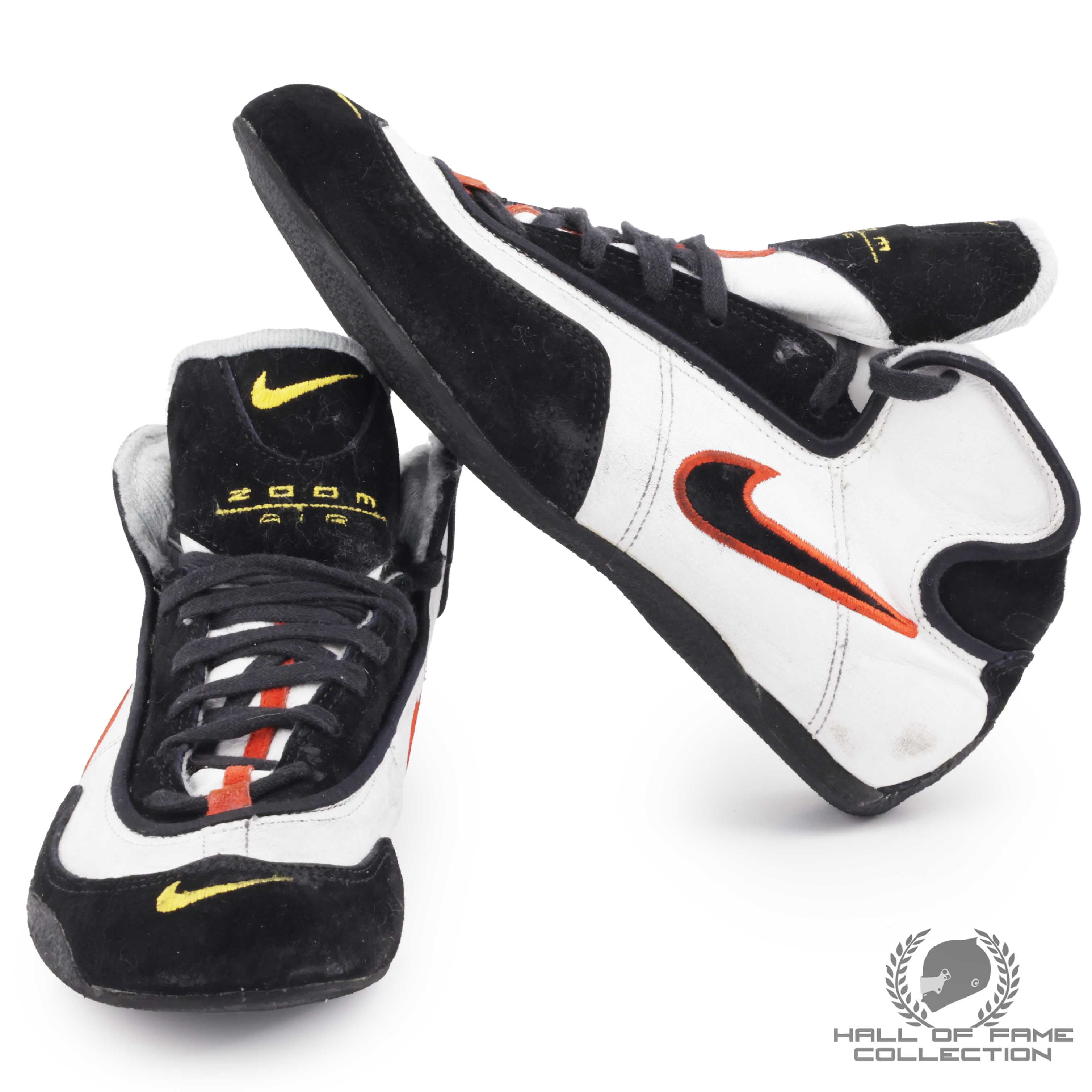 1998 Michael Schumacher Used Nike Scuderia Ferrari F1 Boots