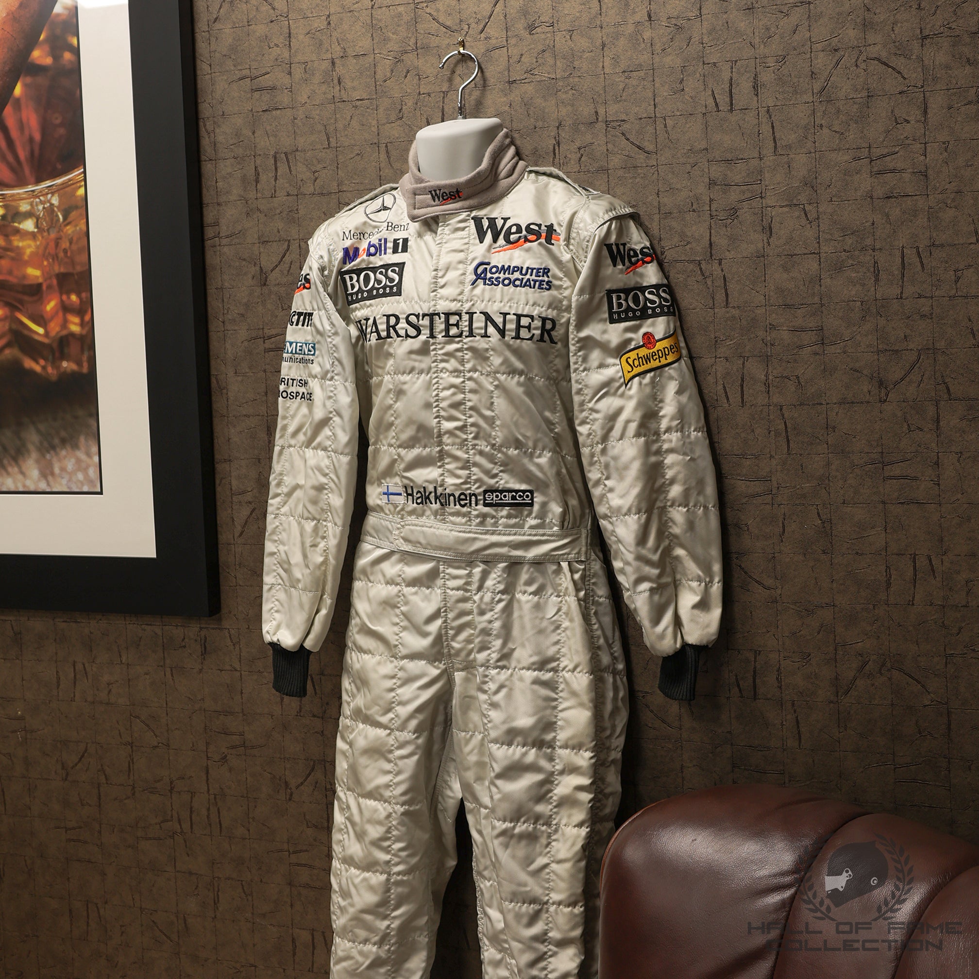 1998 Mika Hakkinen 1st Championship Season Promo McLaren F1 Suit