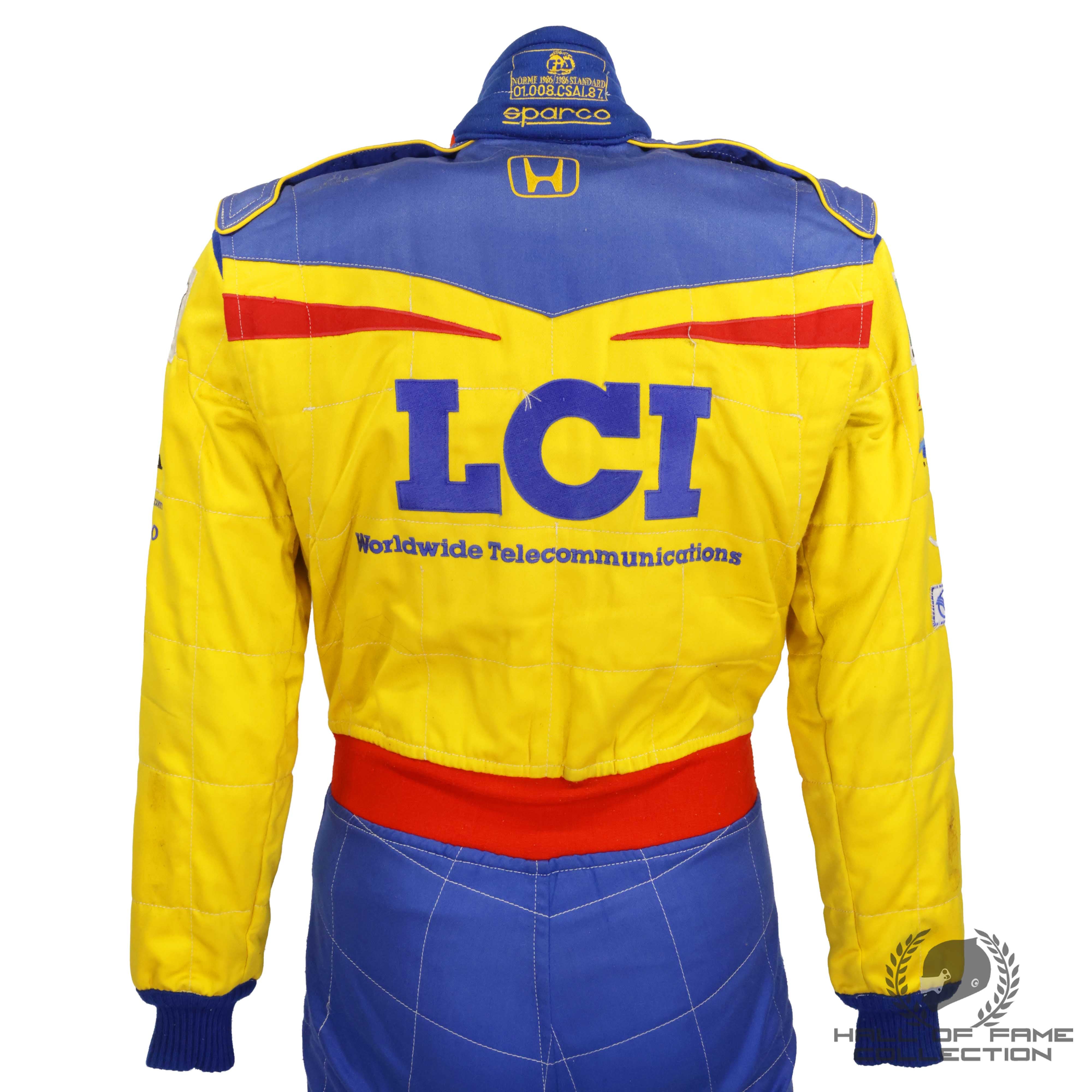 1998 Tony Kanaan Tasman Race Used Motorsports Rookie Year IndyCar Suit